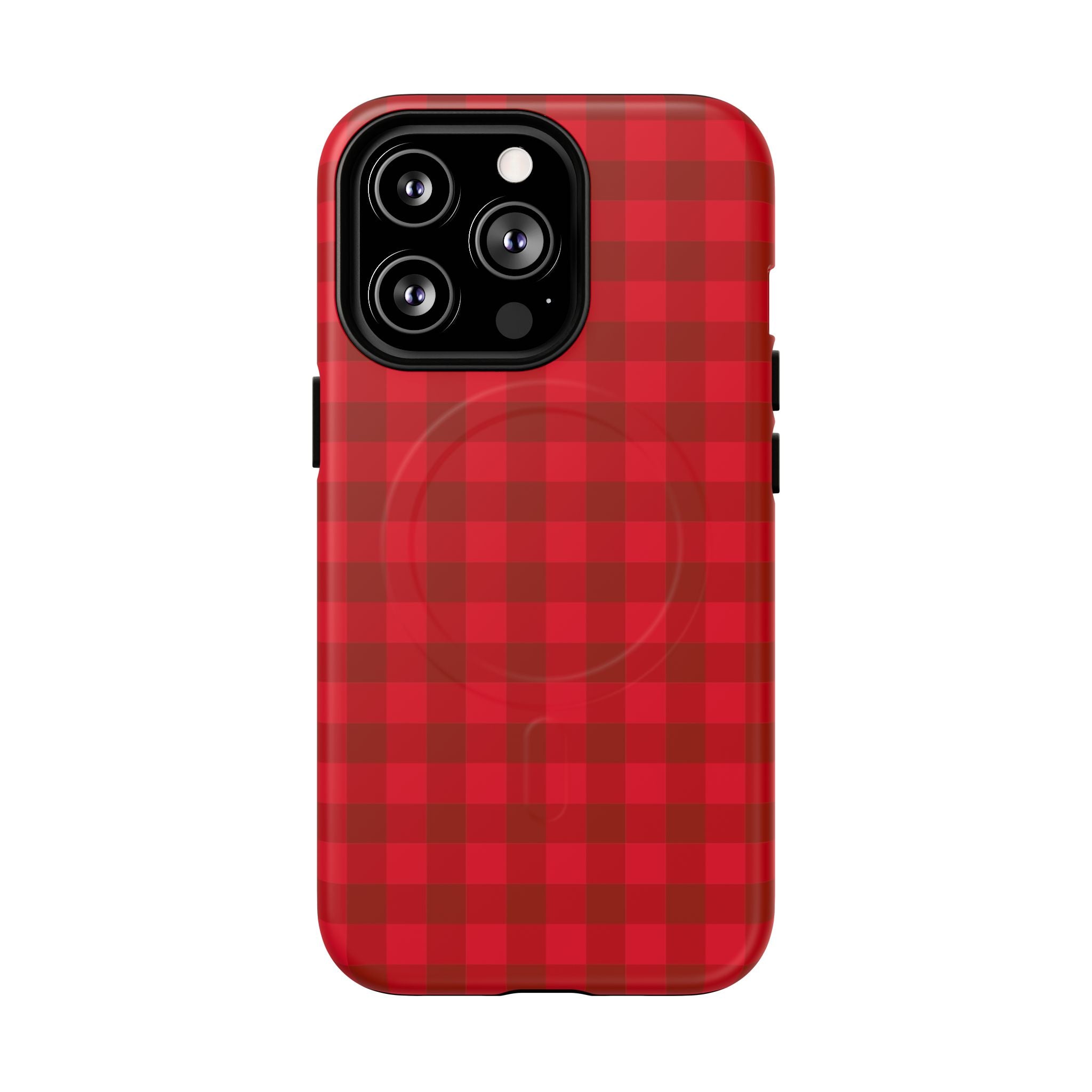Red Buffalo Plaid iPhone Case – MagSafe Compatible