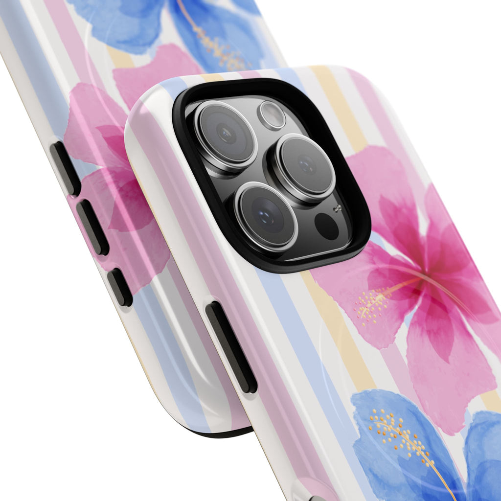 Floral Hibiscus iPhone Case – MagSafe Compatible