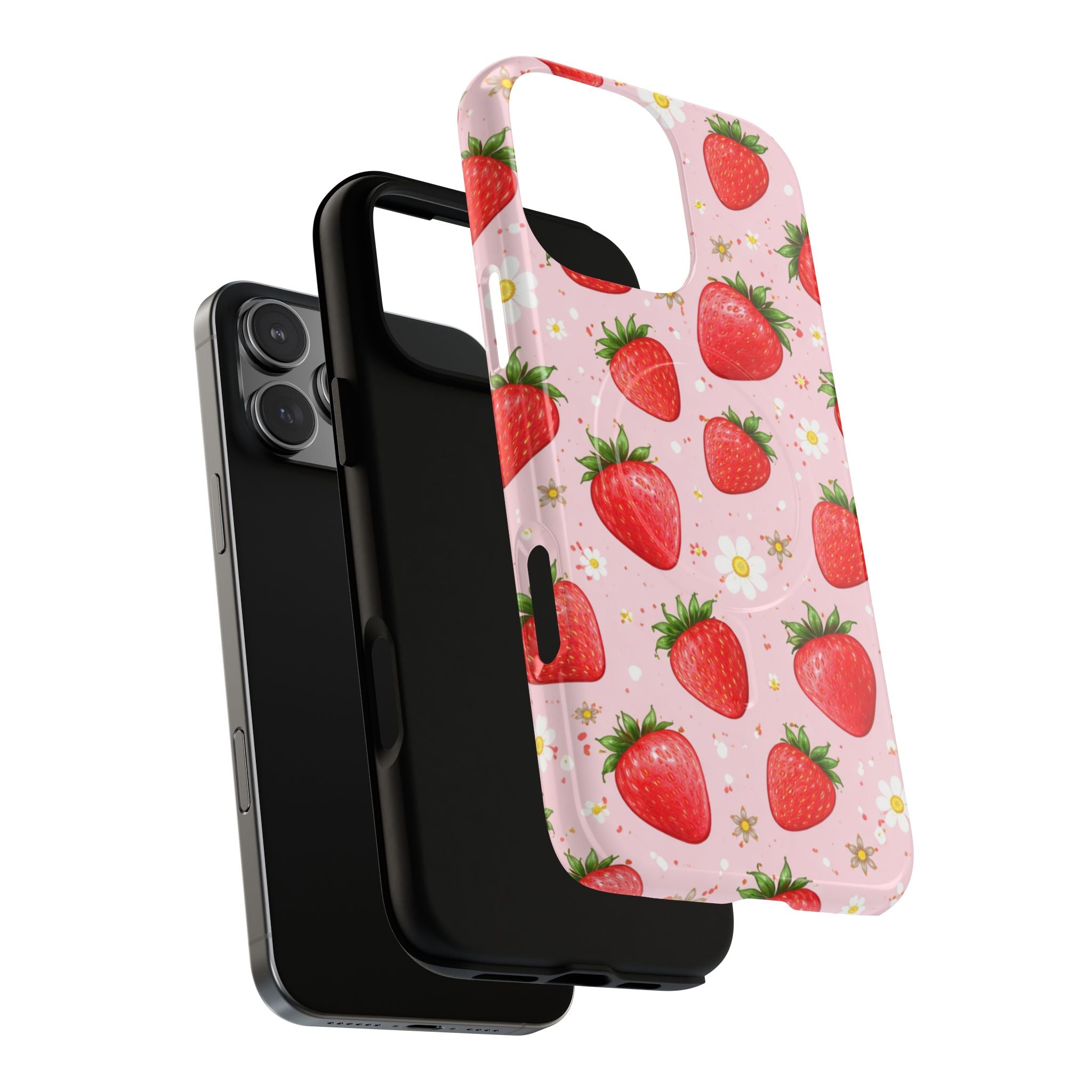 Strawberry iPhone Case – MagSafe Compatible