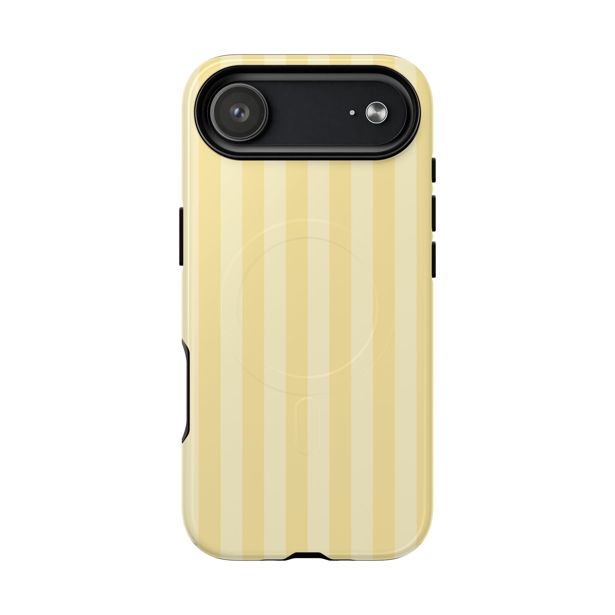 Butter Yellow MagSafe iPhone Case – Dual-Layer Protective Cover