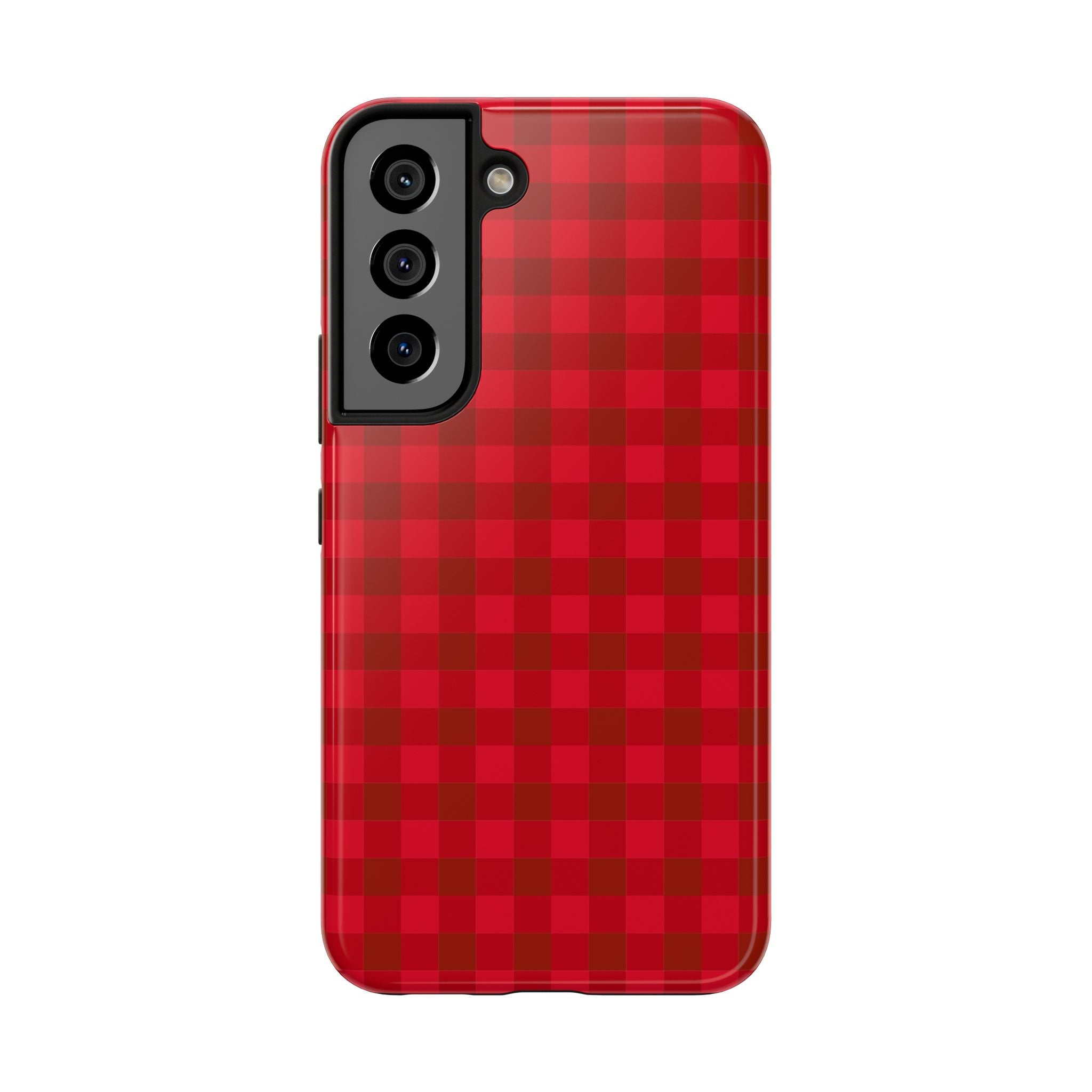 Red Buffalo Plaid Tough Samsung Case - Durable Protective Check Pattern Cover