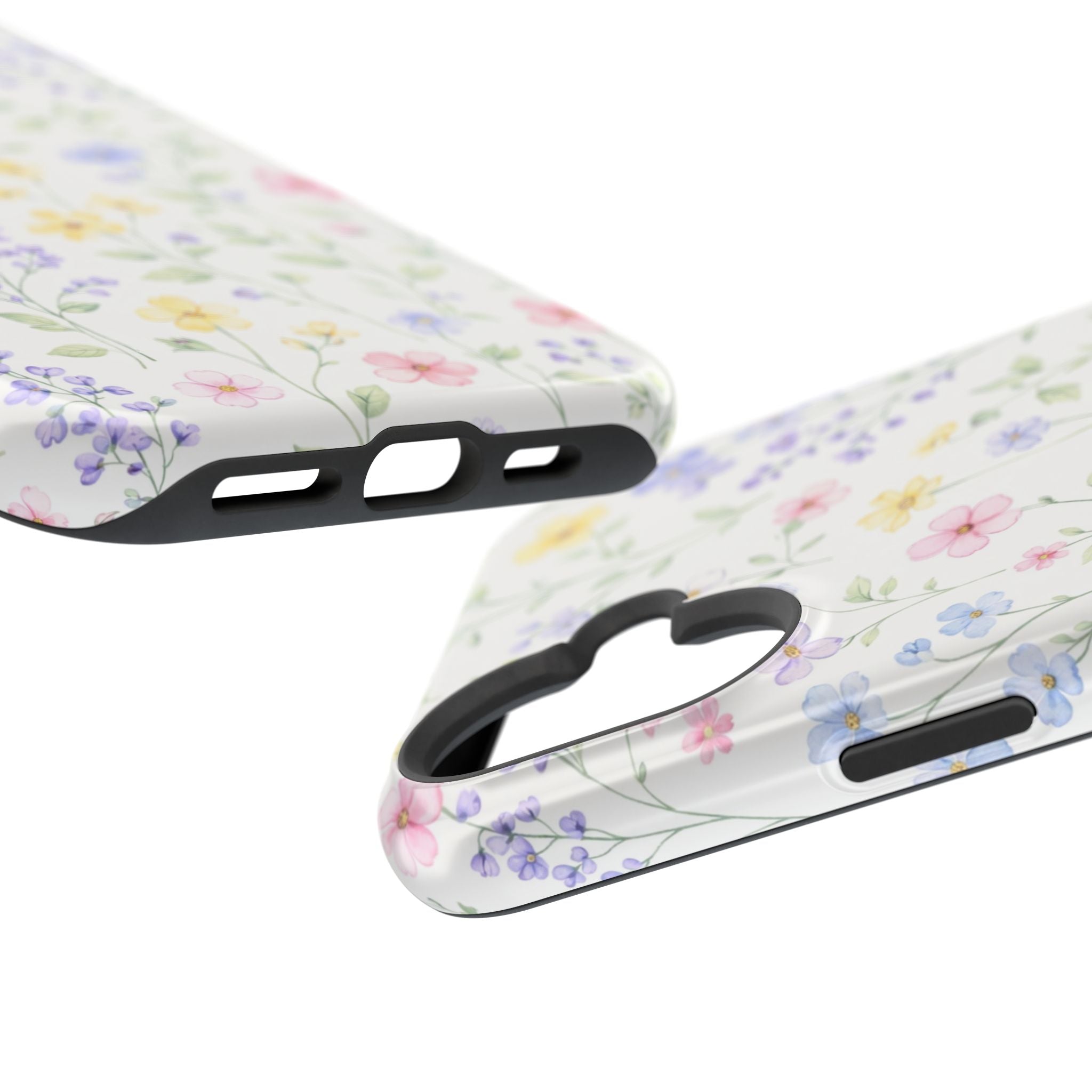 Pastel Wildflower Pattern iPhone Case | Magnetic Impact-Resistant Case