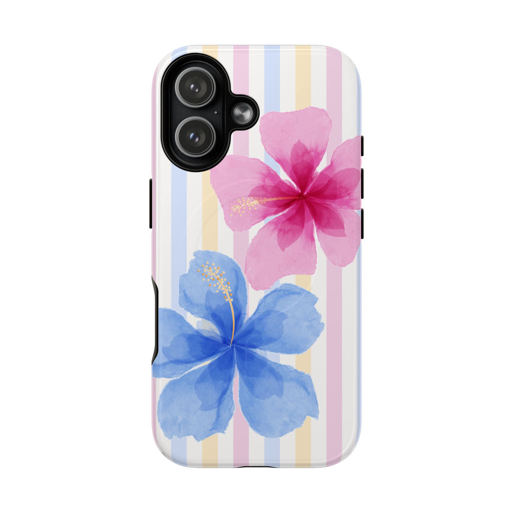 Floral Hibiscus iPhone Case – MagSafe Compatible