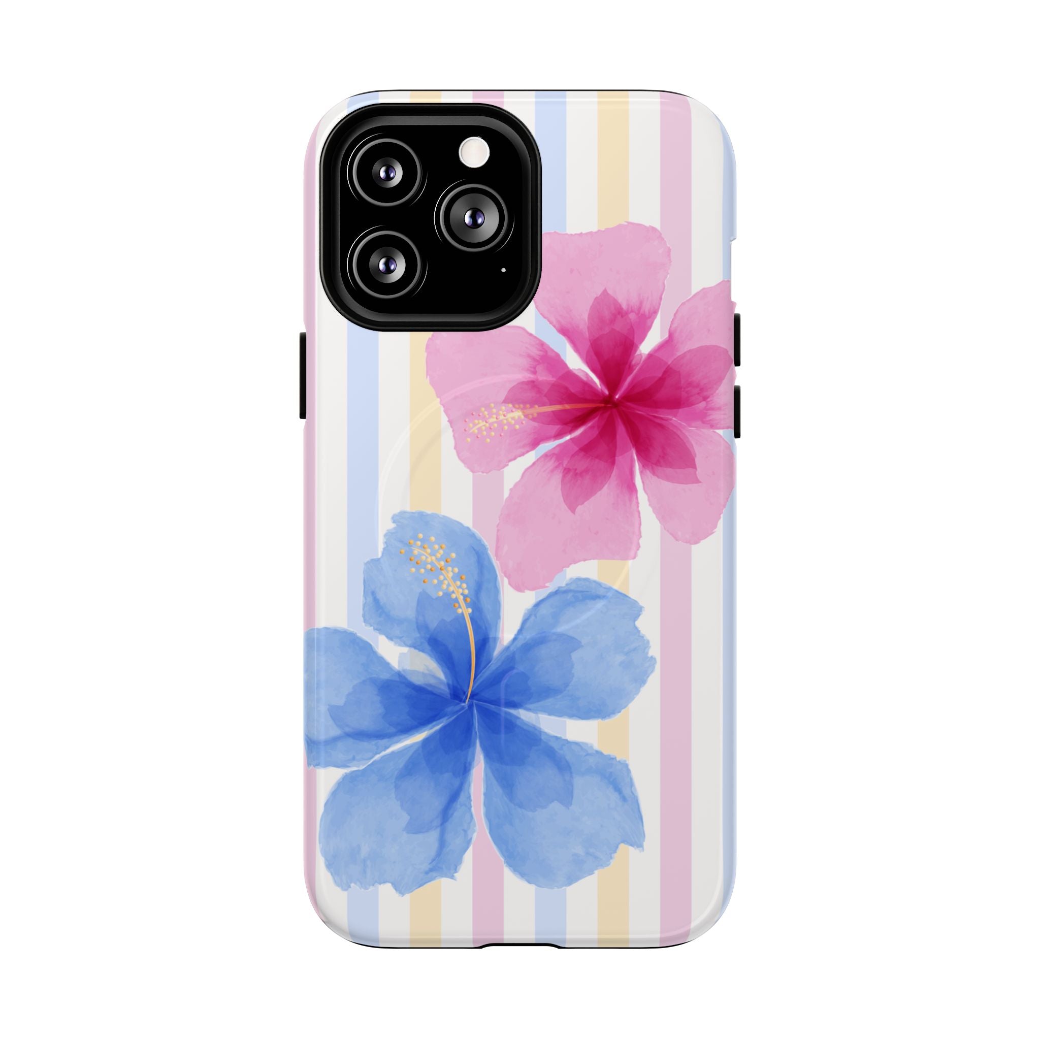 Floral Hibiscus iPhone Case – MagSafe Compatible