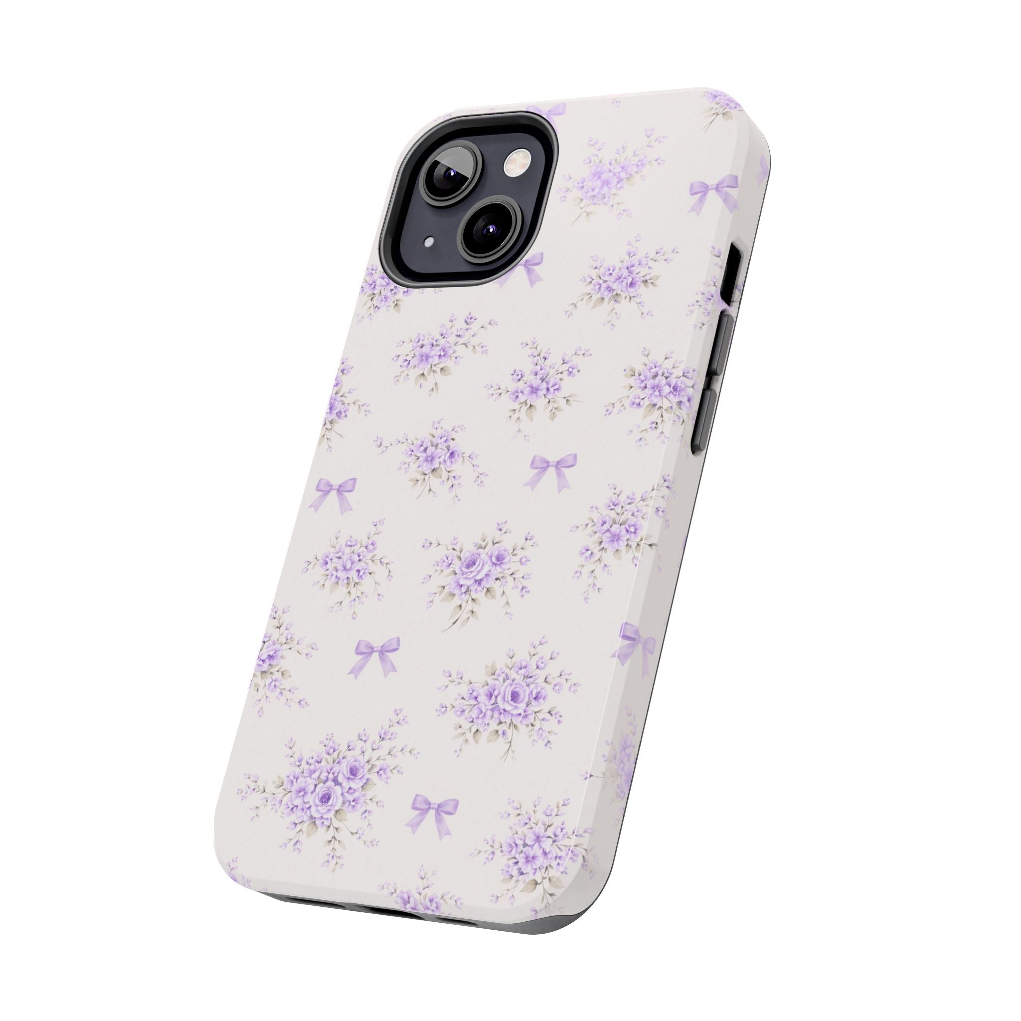 Lavender Floral Bouquet iPhone Case | Tough Phone Case