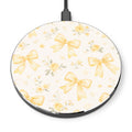 Yellow Bow Floral Wireless Charger
