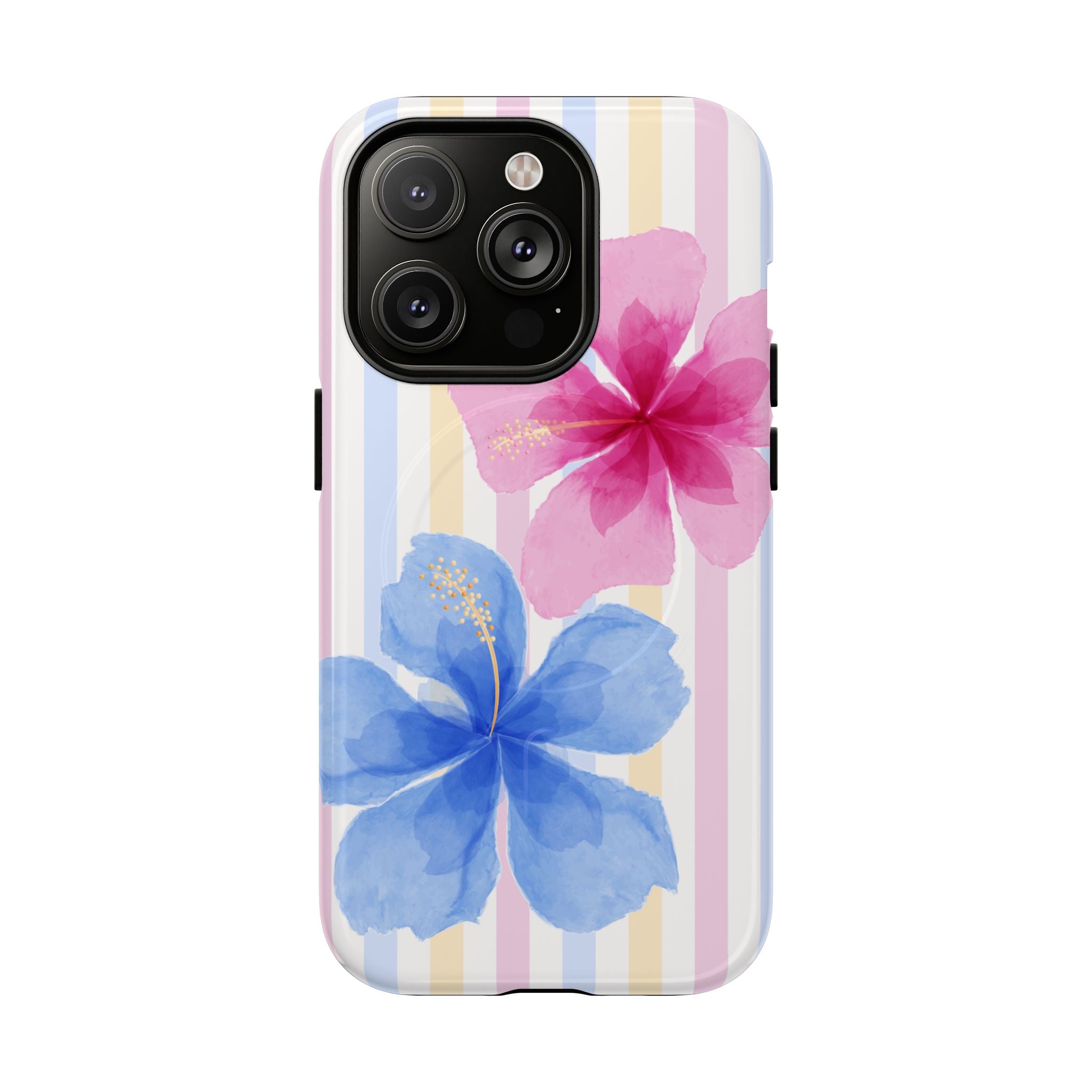 Floral Hibiscus iPhone Case – MagSafe Compatible