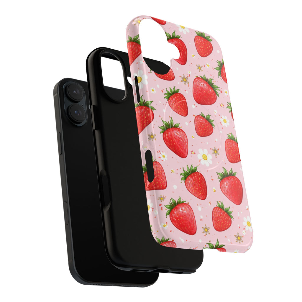 Strawberry iPhone Case – MagSafe Compatible