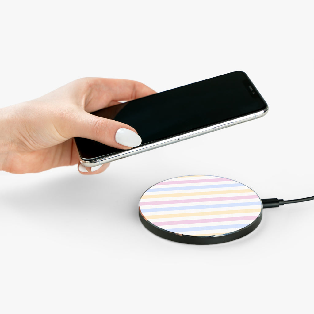 Pastel Stripe Wireless Charger