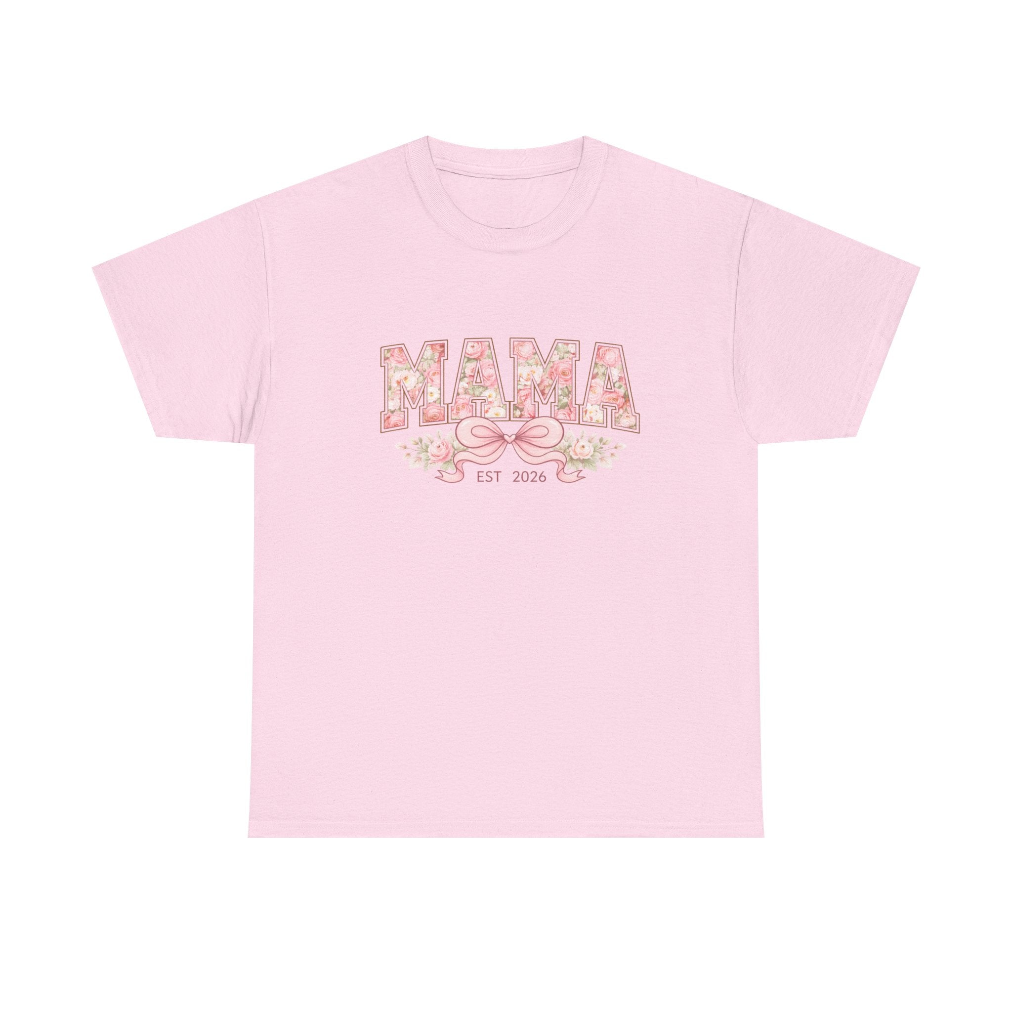 Mama Est. 2024 Floral T-Shirt — Mother's Day New Mom Gift