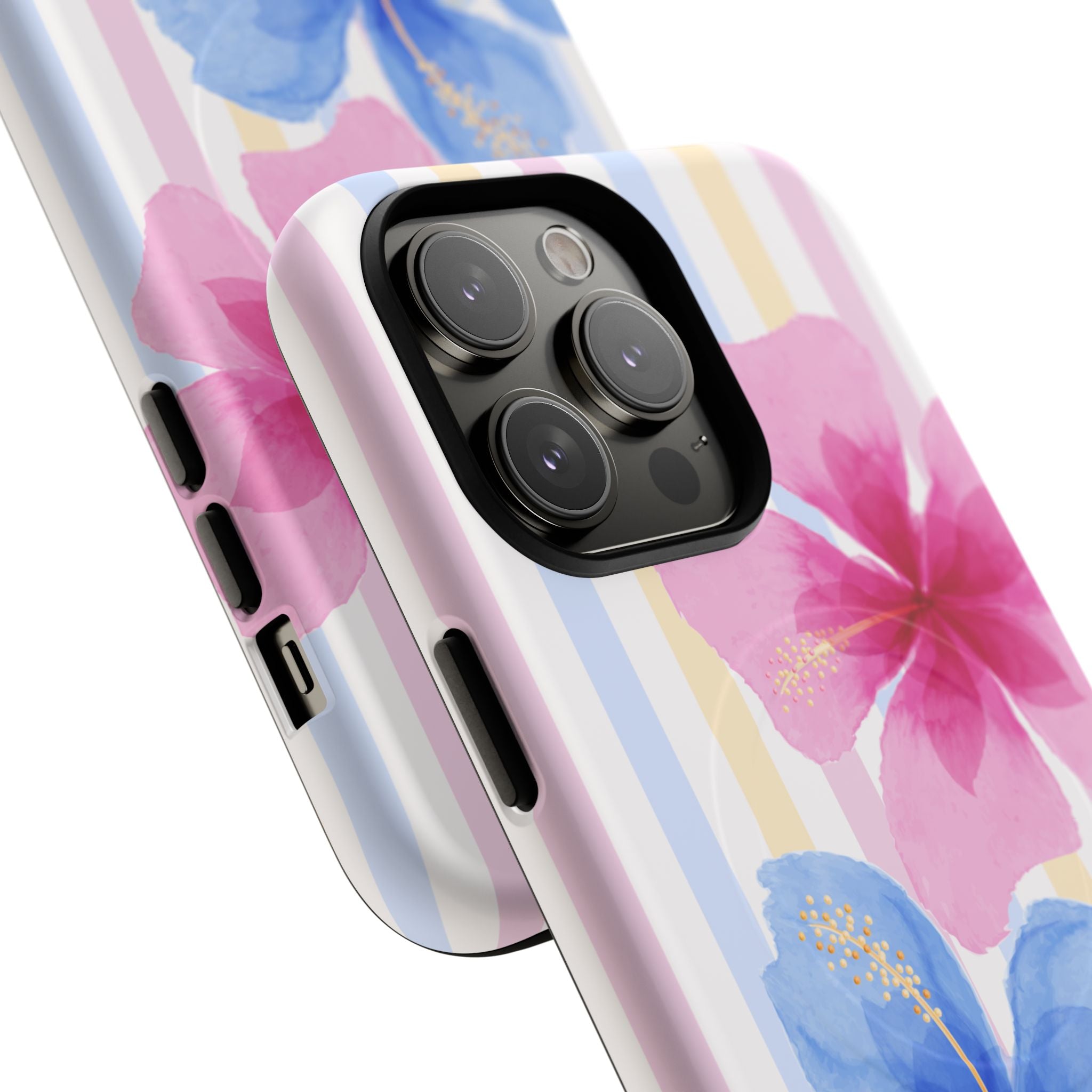 Floral Hibiscus iPhone Case – MagSafe Compatible