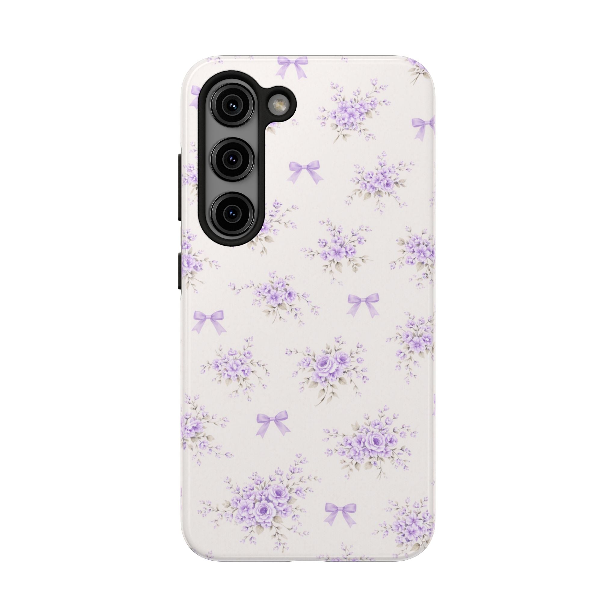 Lilac Floral Bouquet Samsung Galaxy  Phone Case | Tough Phone Case