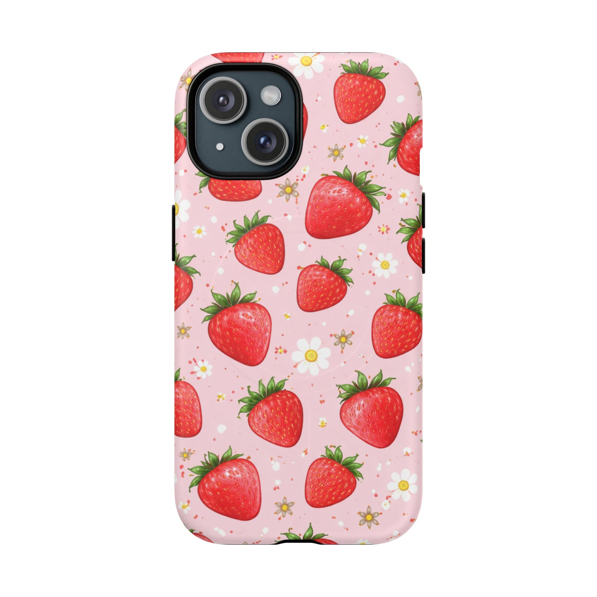 Strawberry iPhone Case – MagSafe Compatible