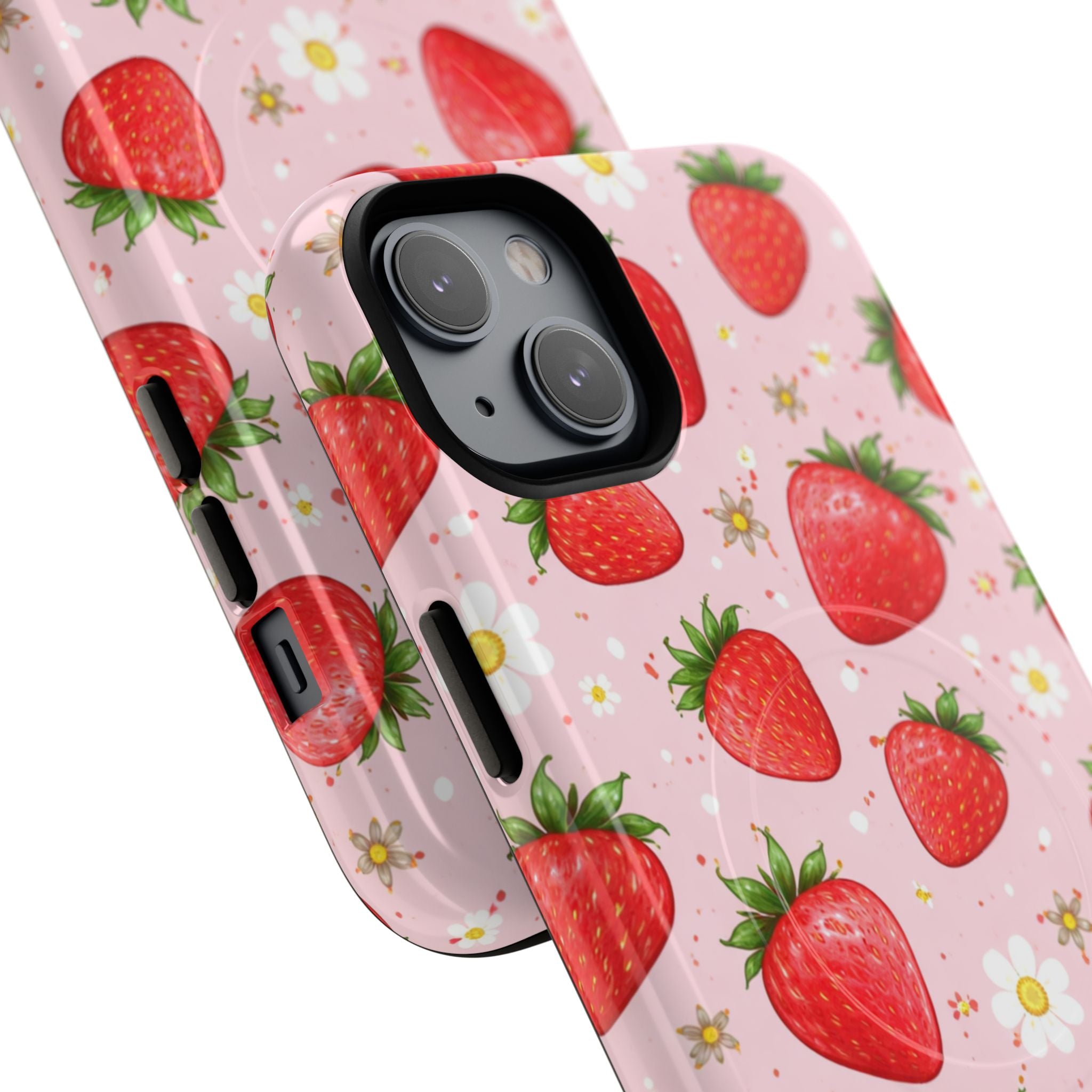 Strawberry iPhone Case – MagSafe Compatible