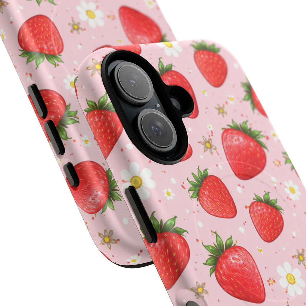 Strawberry iPhone Case – MagSafe Compatible