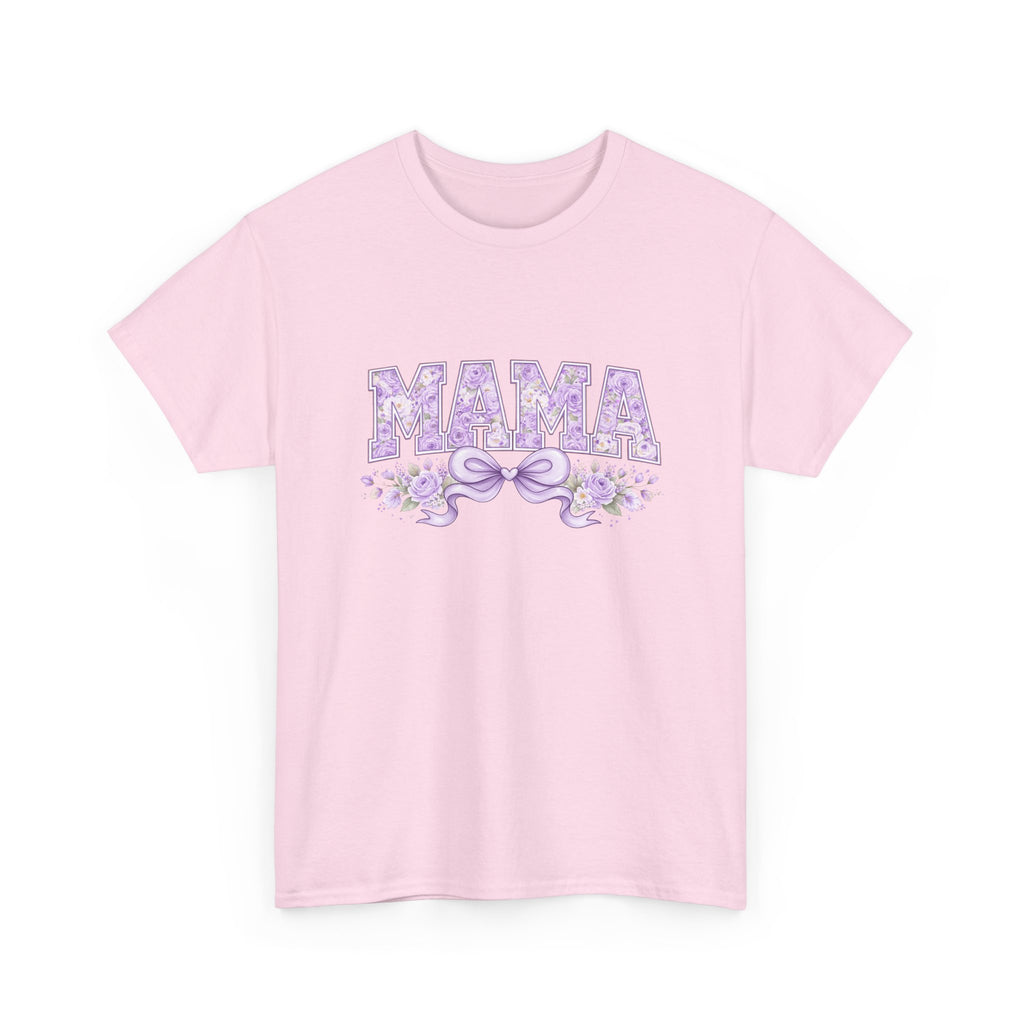 Mama Floral Tee — Lavender 'MAMA' Mother's Day Shirt