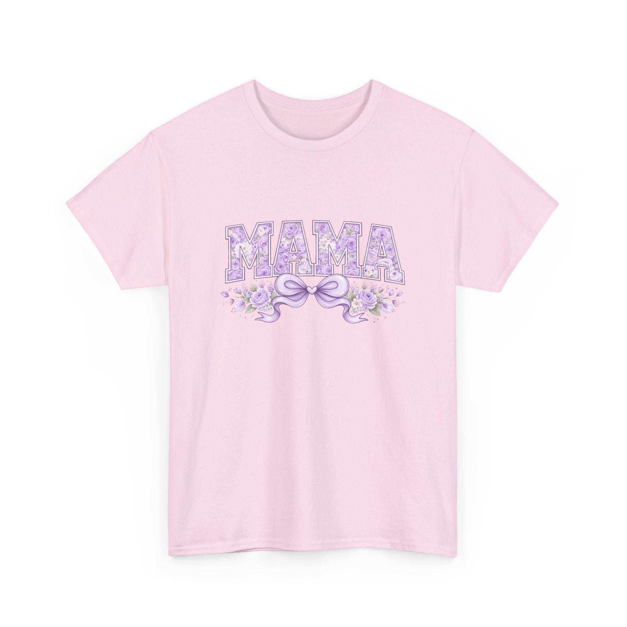 Mama Floral Tee — Lavender 'MAMA' Mother's Day Shirt