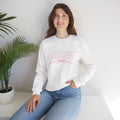 Mama Crewneck Sweatshirt — Soft Pink Retro Mom Pullover