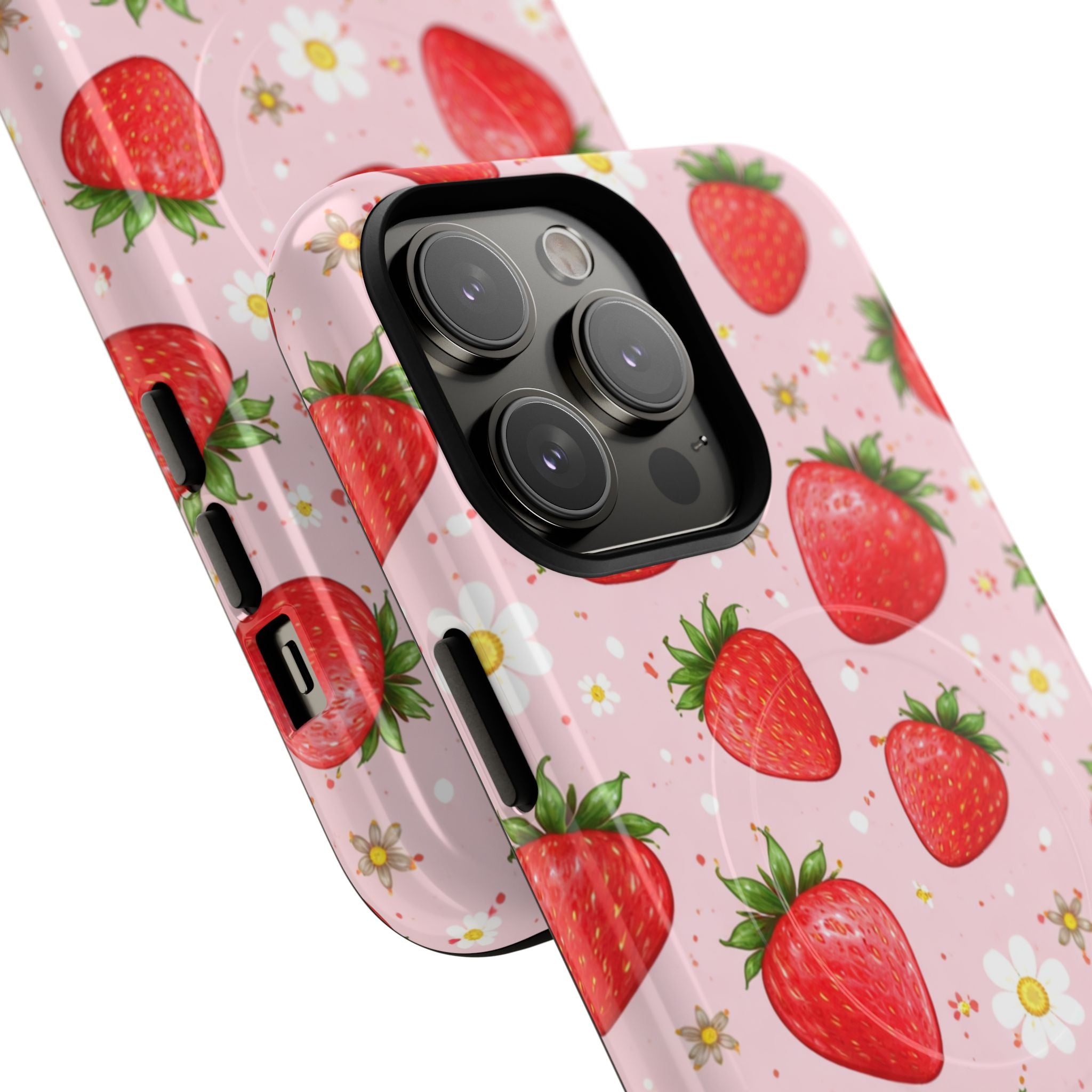 Strawberry iPhone Case – MagSafe Compatible