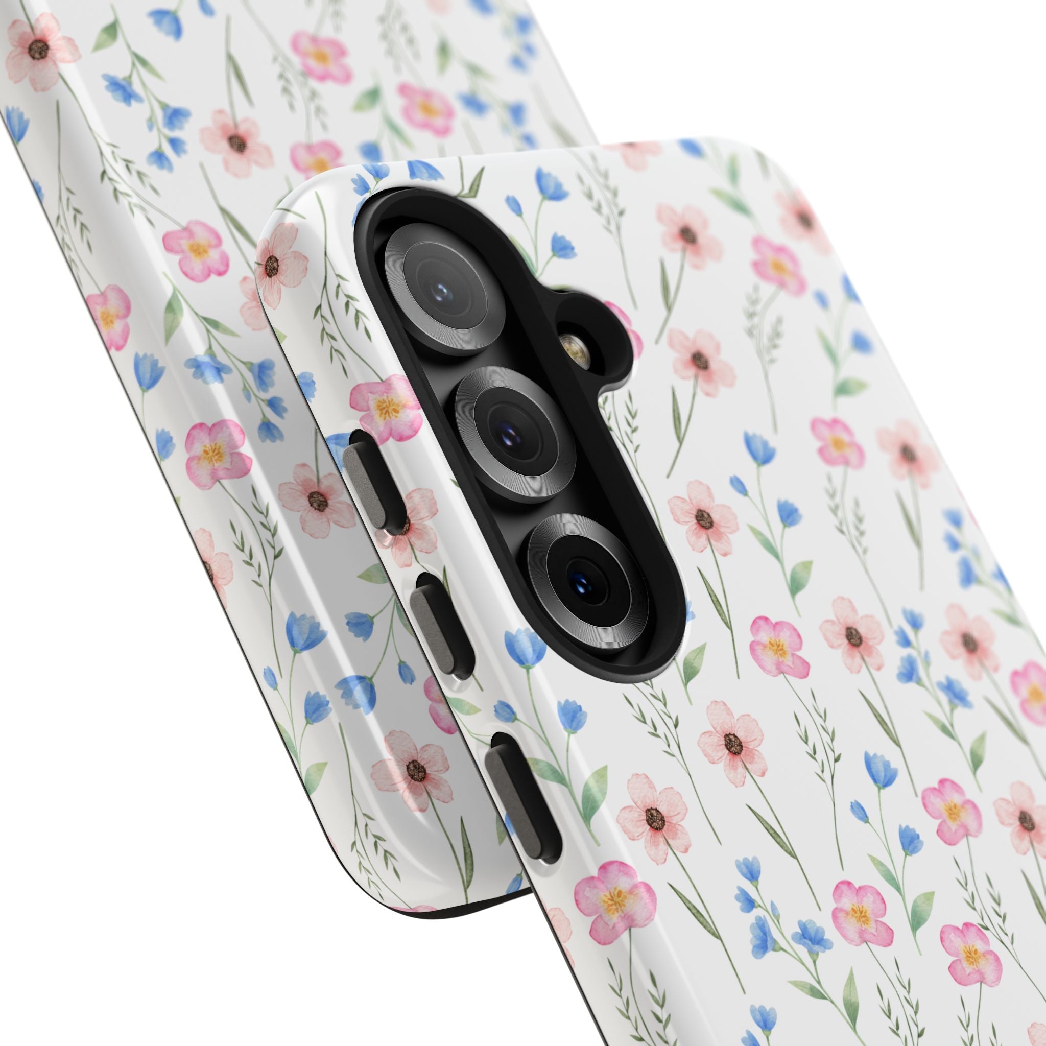 Wildflower Meadow Tough Samsung Case – Pastel Floral Protective Phone Cover