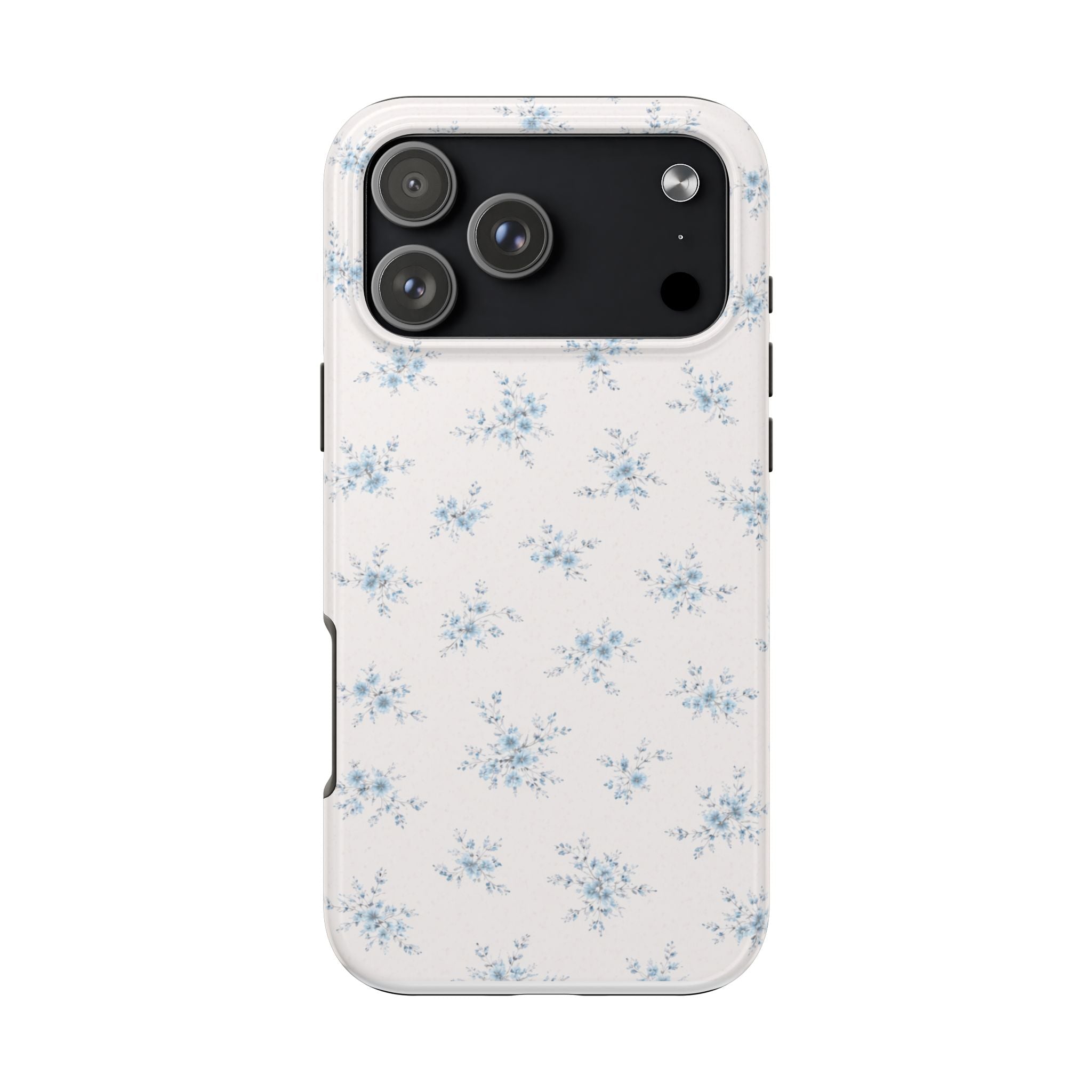 Blue Floral Sprig iPhone Case | Tough Phone Case