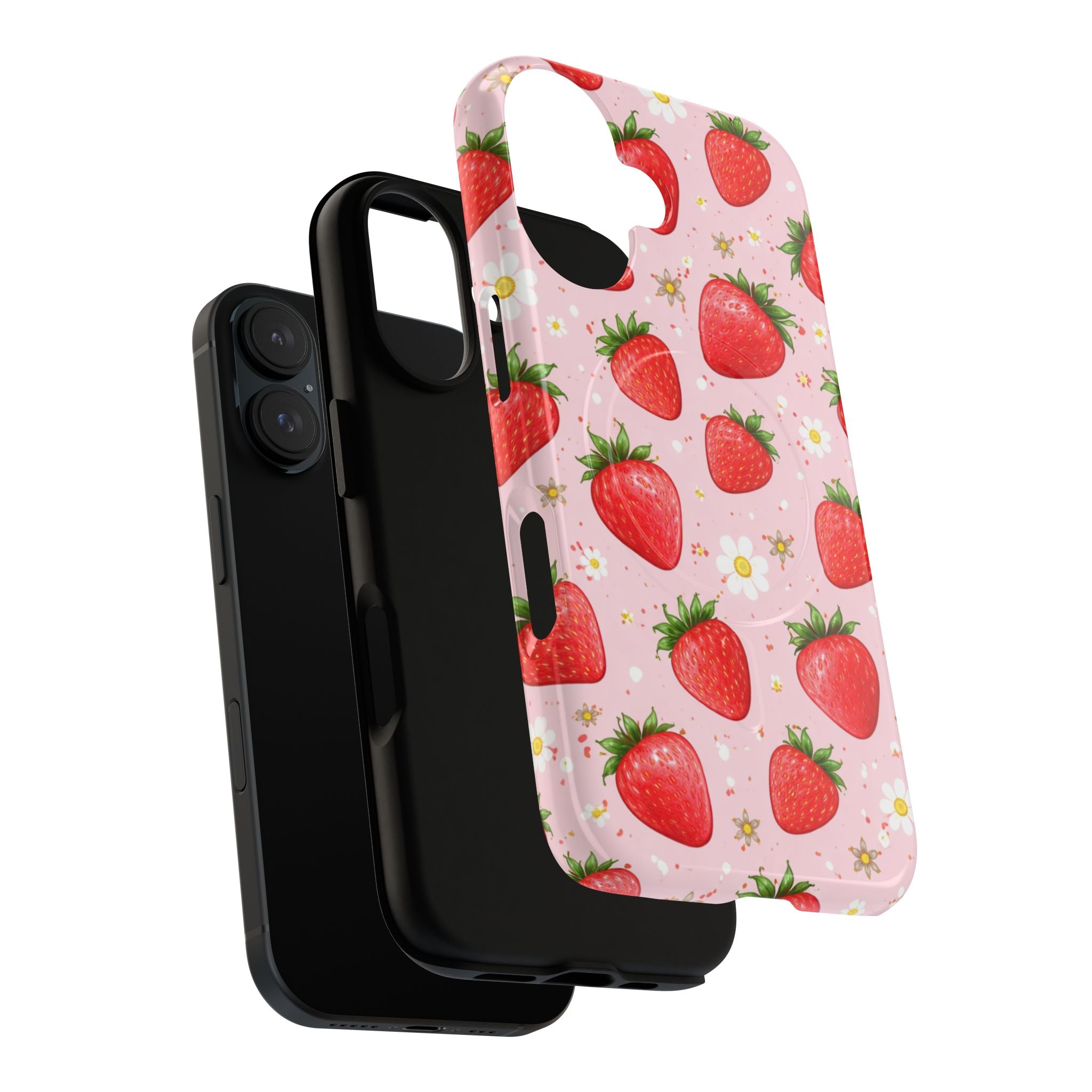 Strawberry iPhone Case – MagSafe Compatible