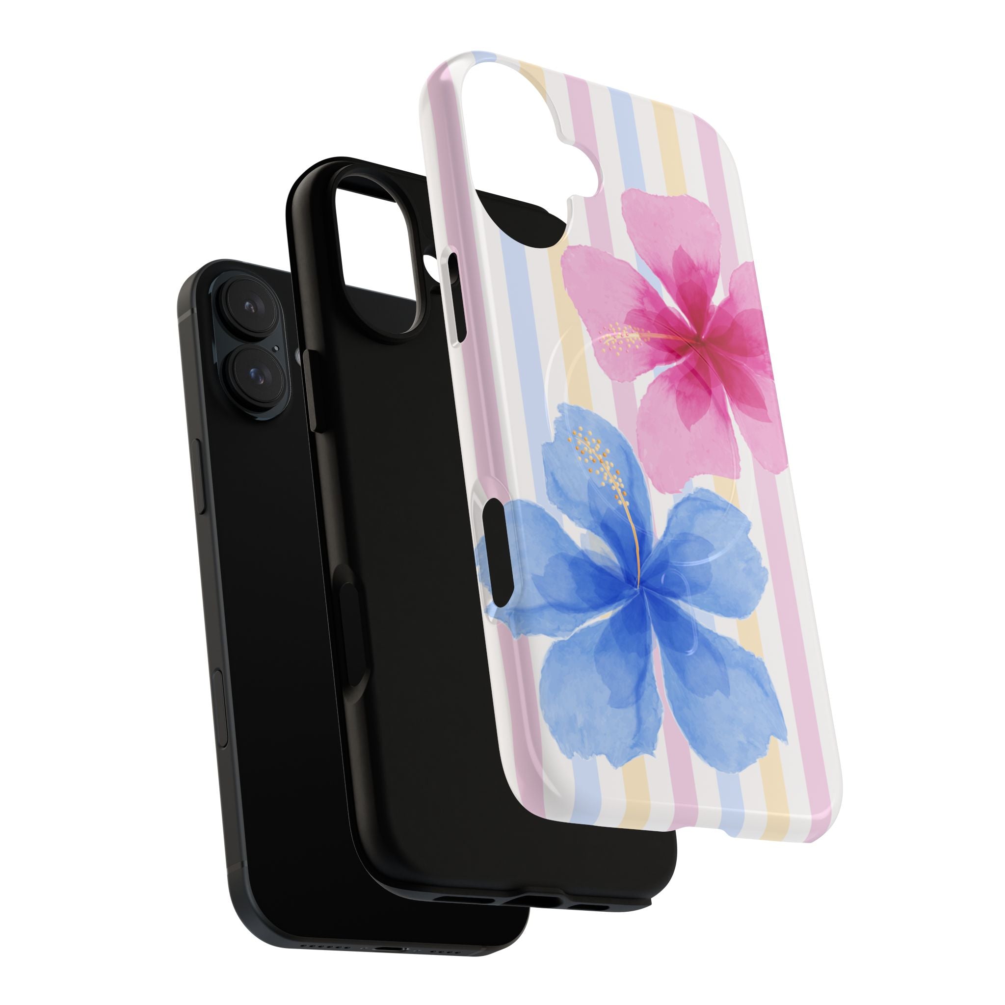 Floral Hibiscus iPhone Case – MagSafe Compatible
