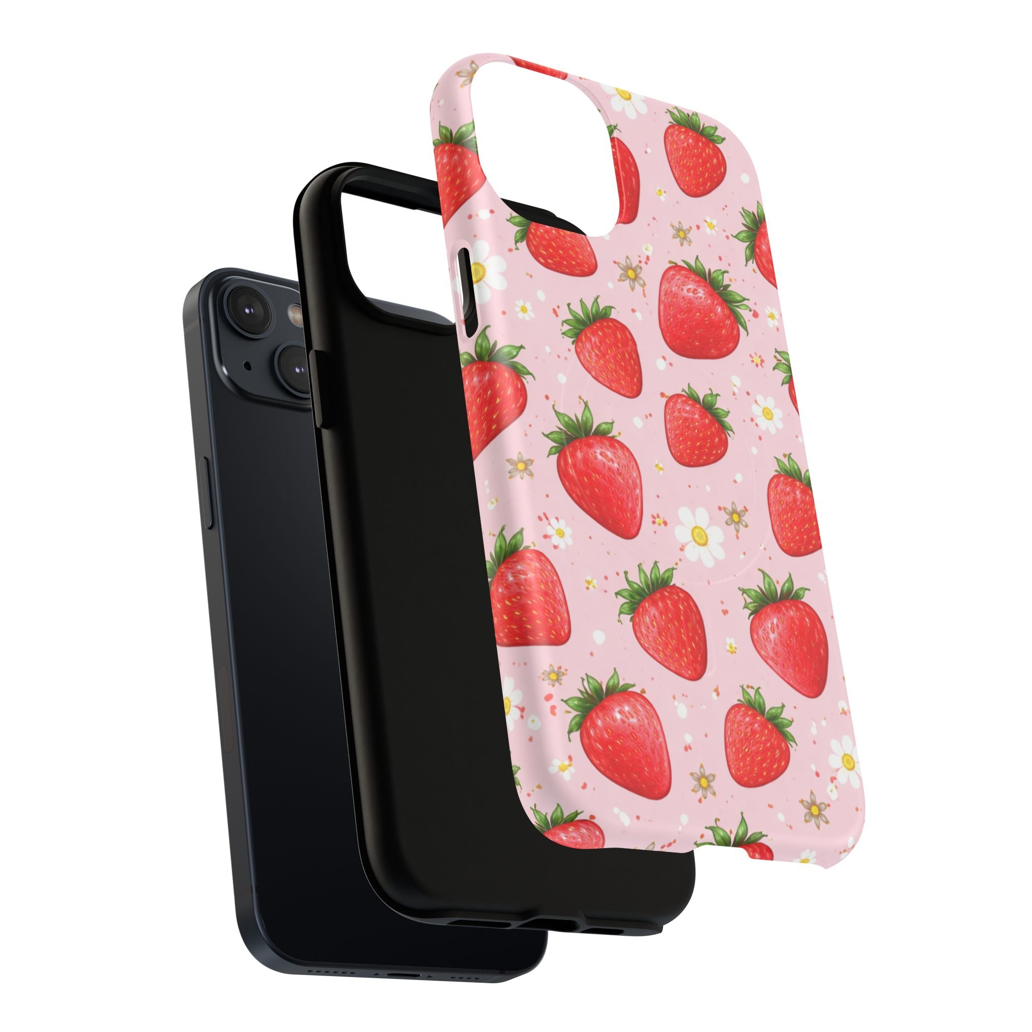 Strawberry iPhone Case – MagSafe Compatible