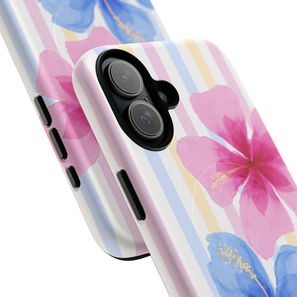 Floral Hibiscus iPhone Case – MagSafe Compatible