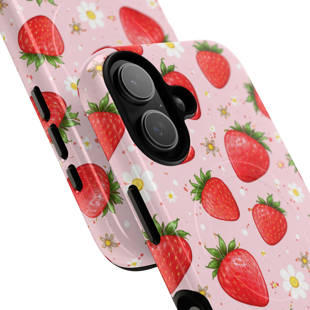 Strawberry iPhone Case – MagSafe Compatible
