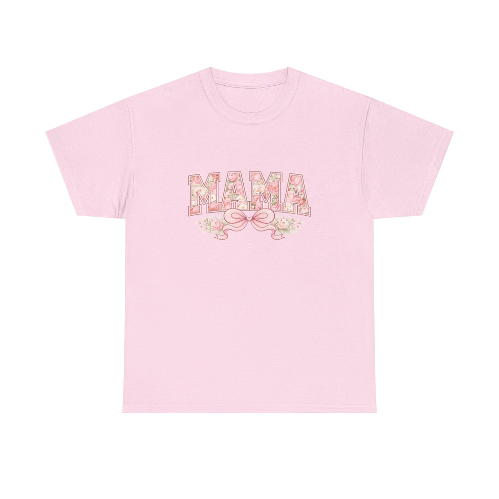 Mama Floral T‑Shirt – Pink Flower Mom Tee (Mother’s Day Gift)
