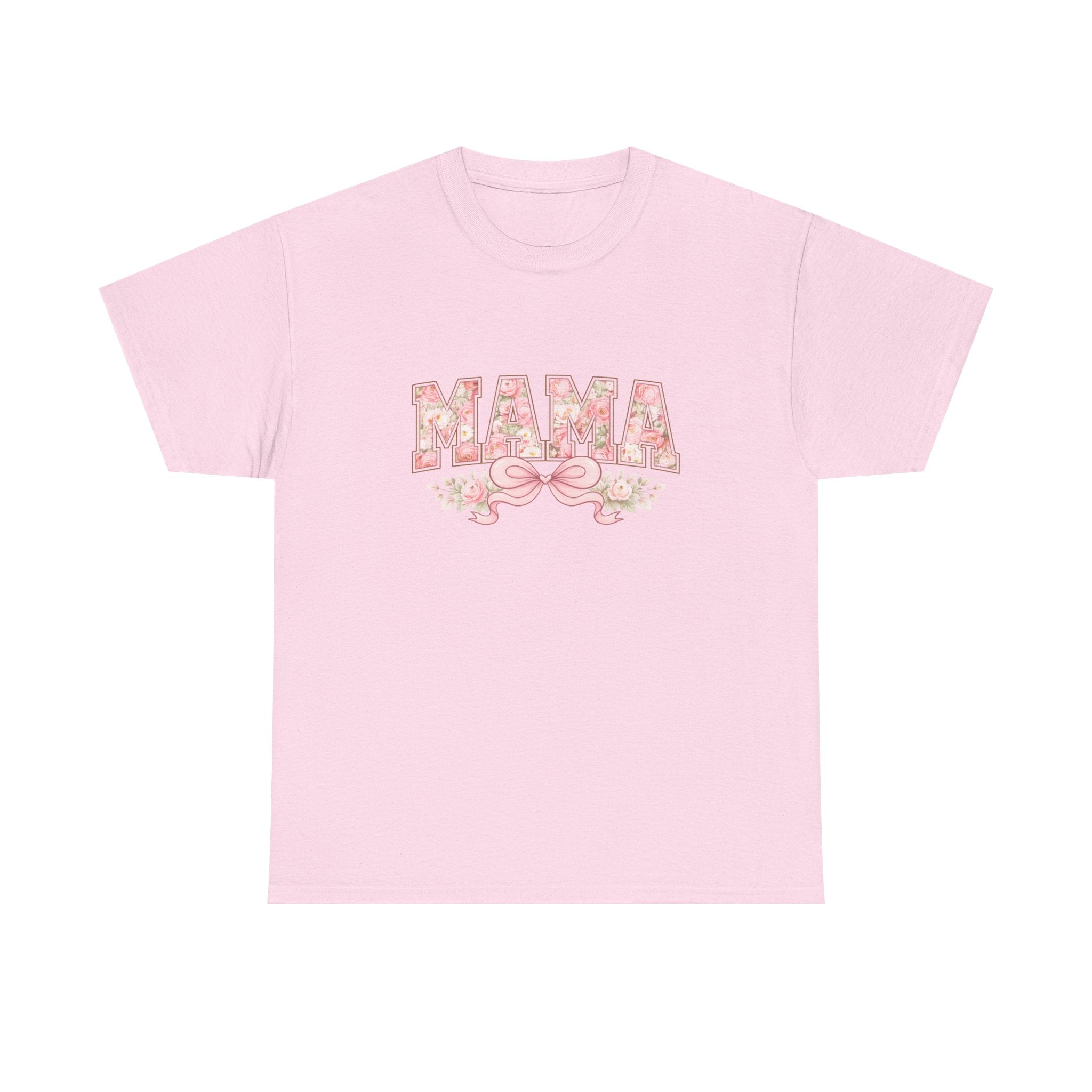 Mama Floral T‑Shirt – Pink Flower Mom Tee (Mother’s Day Gift)
