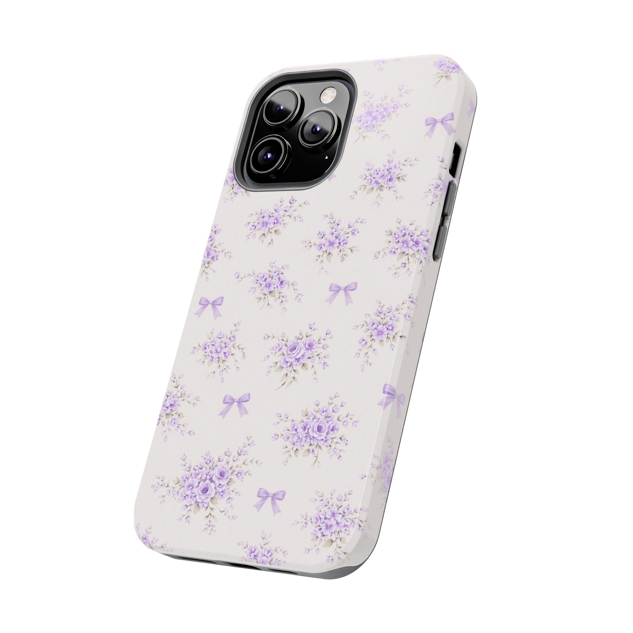 Lavender Floral Bouquet iPhone Case | Tough Phone Case