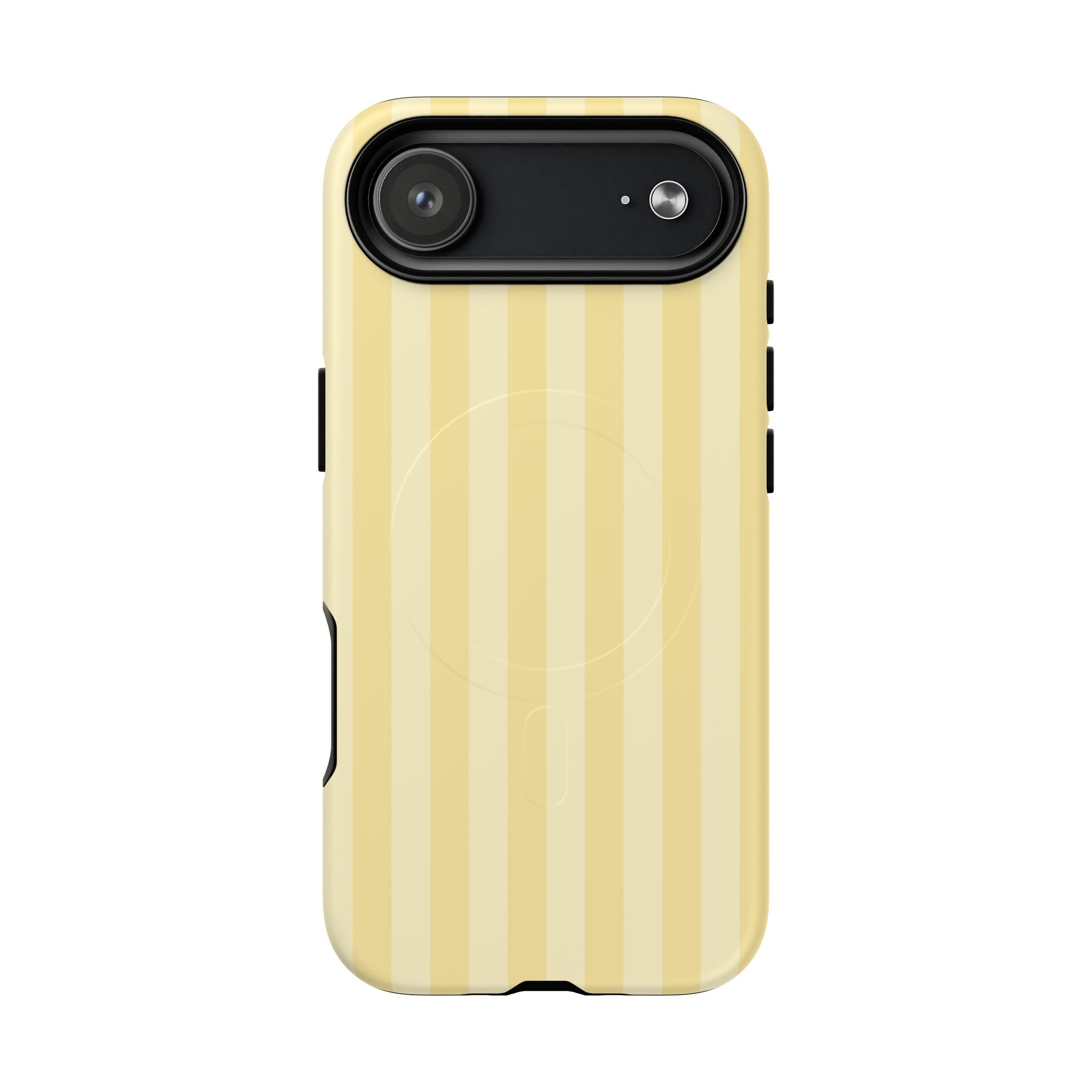 Butter Yellow MagSafe iPhone Case – Dual-Layer Protective Cover