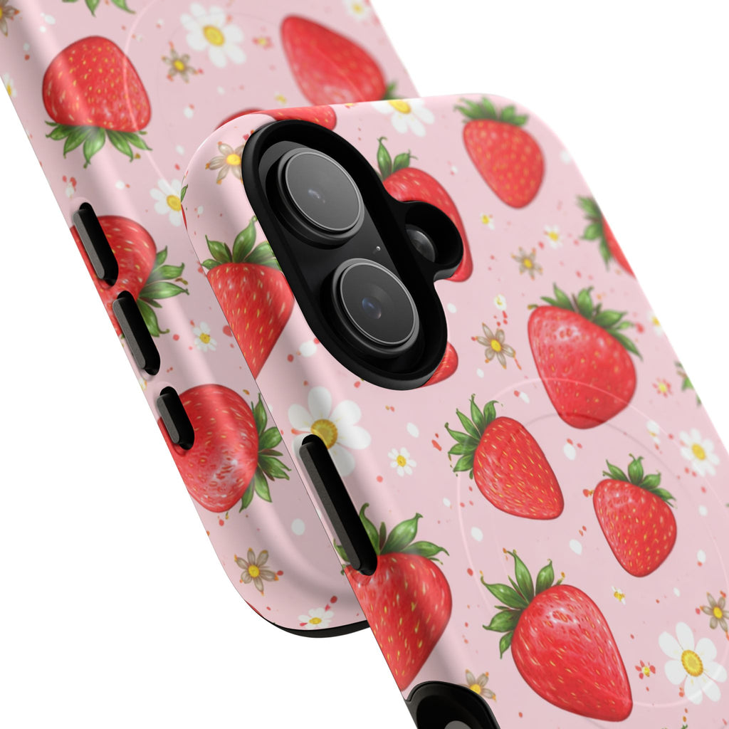 Strawberry iPhone Case – MagSafe Compatible