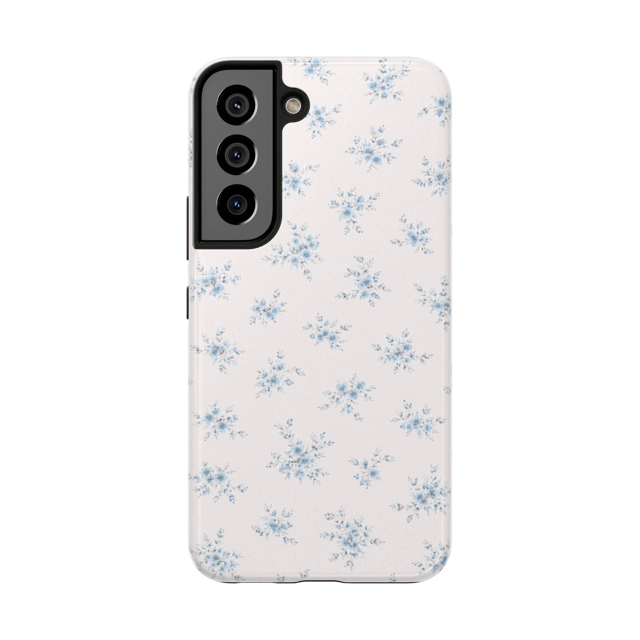 Blue Baby Breath Floral Phone Case  Samsung Galaxy| Tough Phone Cases