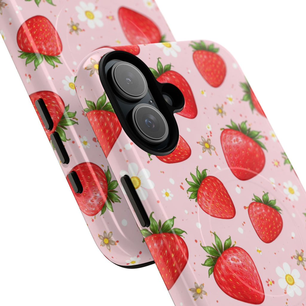 Strawberry iPhone Case – MagSafe Compatible