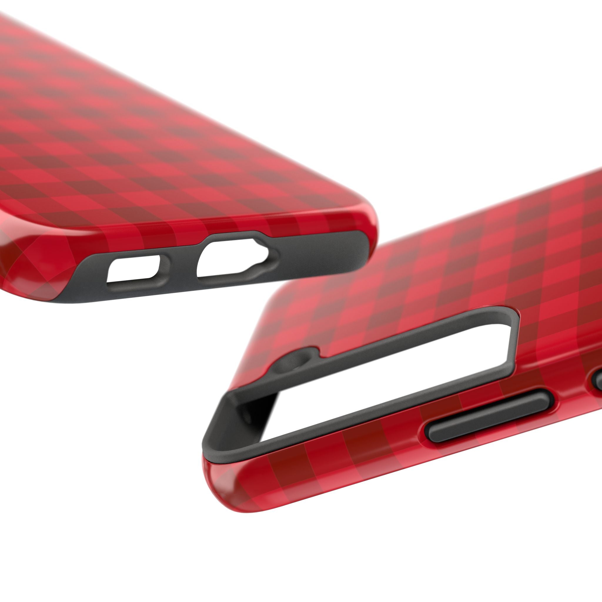 Red Buffalo Plaid Tough Samsung Case - Durable Protective Check Pattern Cover