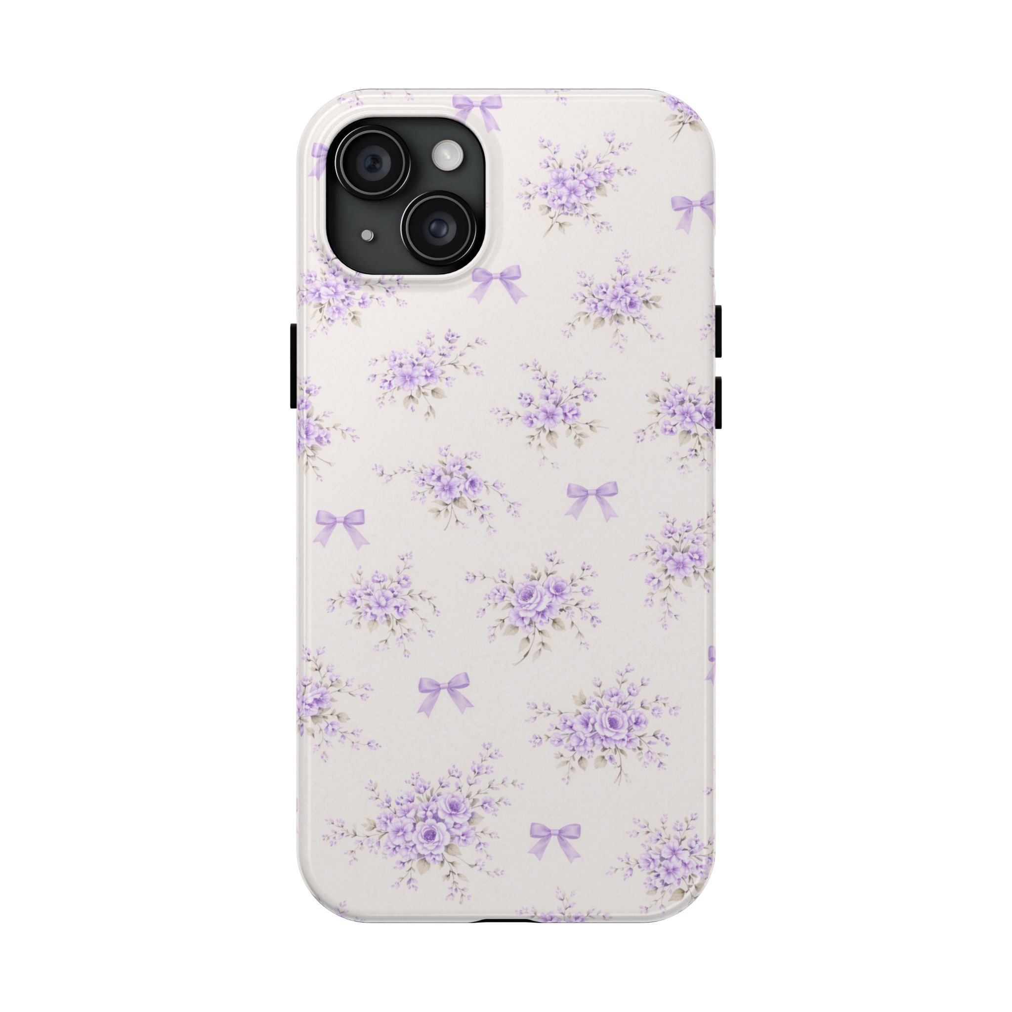 Lavender Floral Bouquet iPhone Case | Tough Phone Case