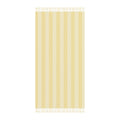 Boho Stripe Beach Blanket – Lightweight Turkish Fringe Blanket for Beach, Pool & Travel