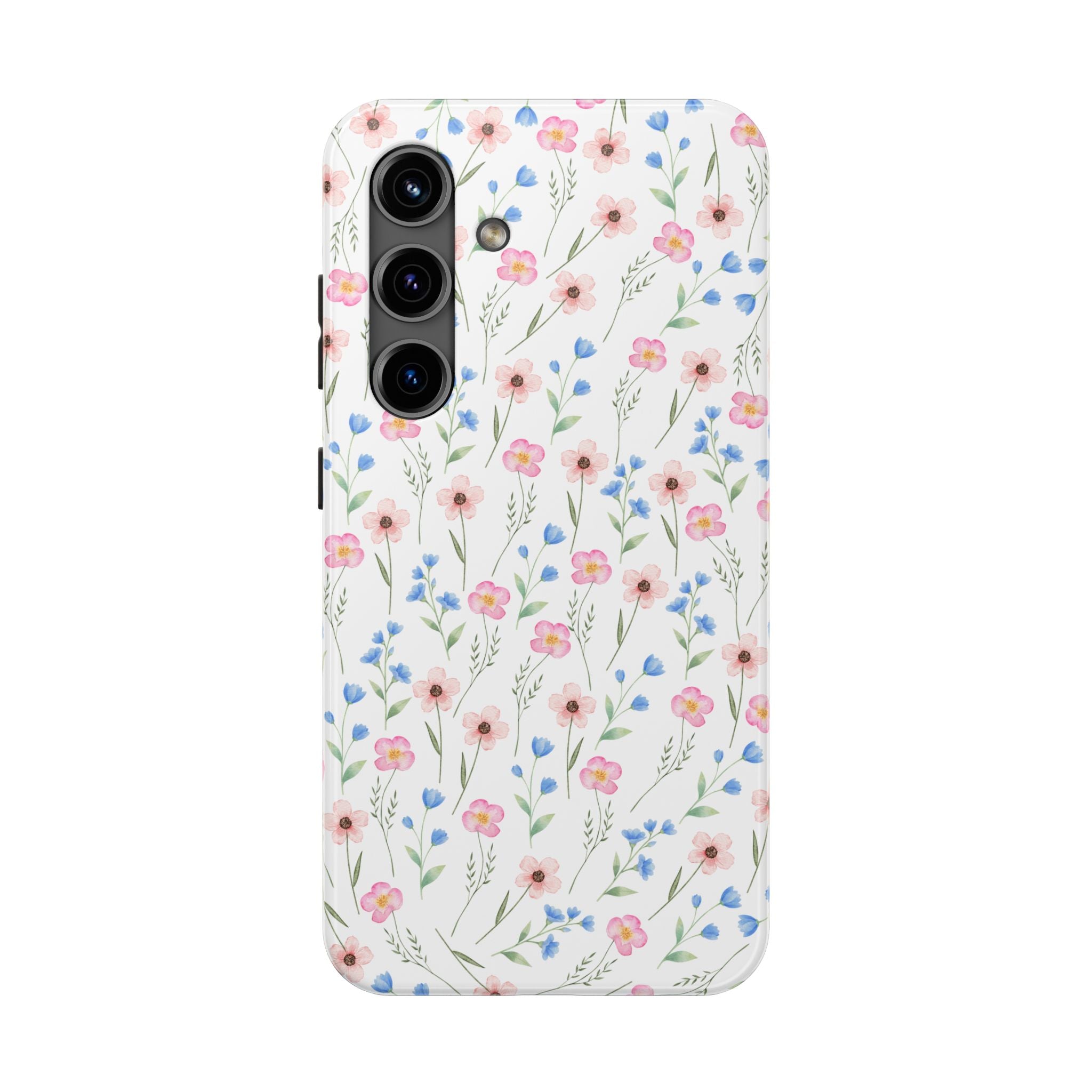 Wildflower Meadow Tough Samsung Case – Pastel Floral Protective Phone Cover
