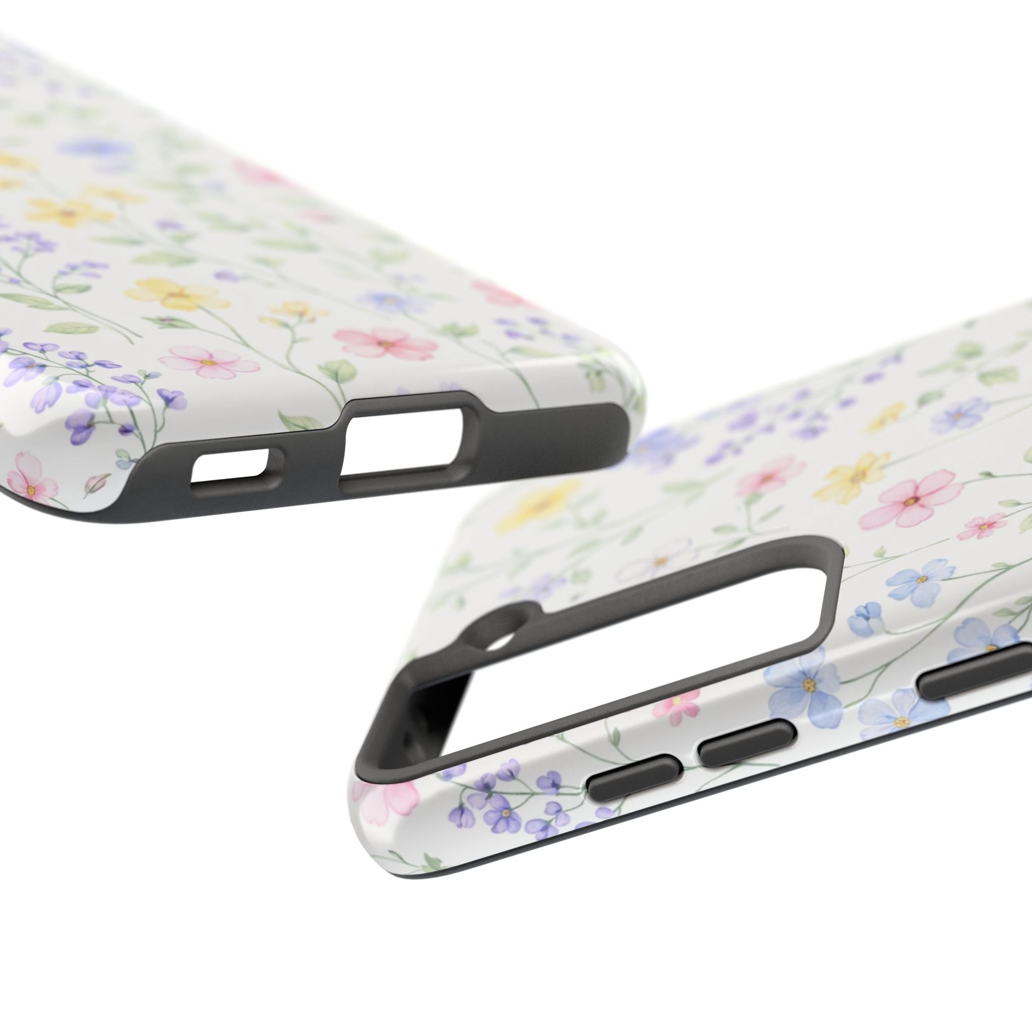 Pastel Wildflower Pattern Tough Samsung Galaxy  Phone Case | Floral Spring Phone Case