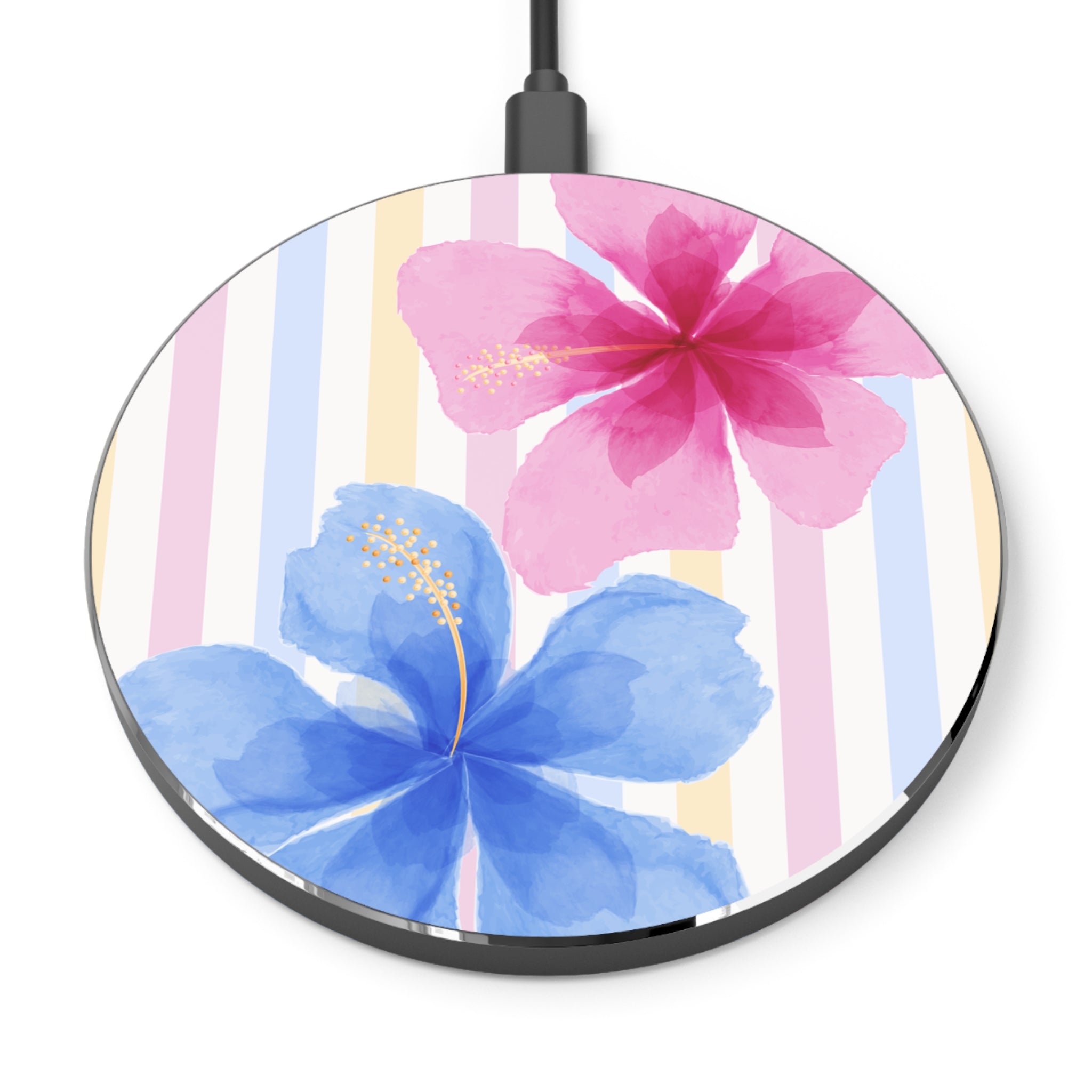 Floral Hibiscus Wireless Charger