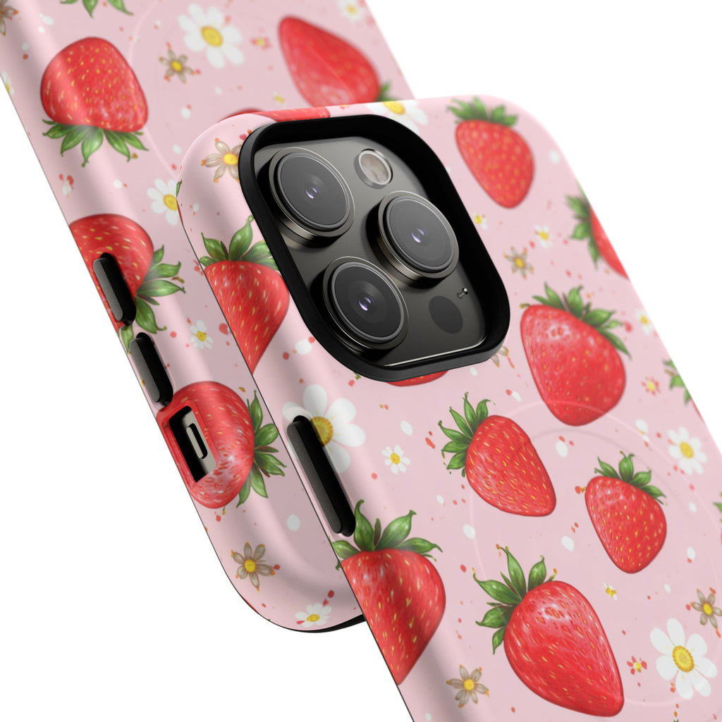 Strawberry iPhone Case – MagSafe Compatible