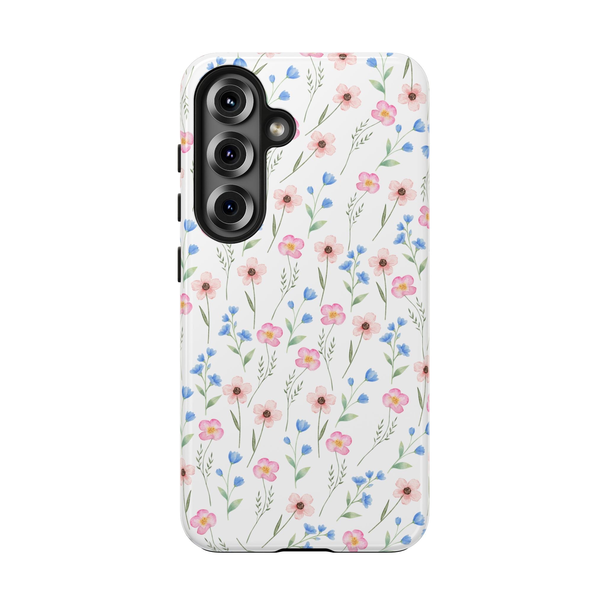Wildflower Meadow Tough Samsung Case – Pastel Floral Protective Phone Cover
