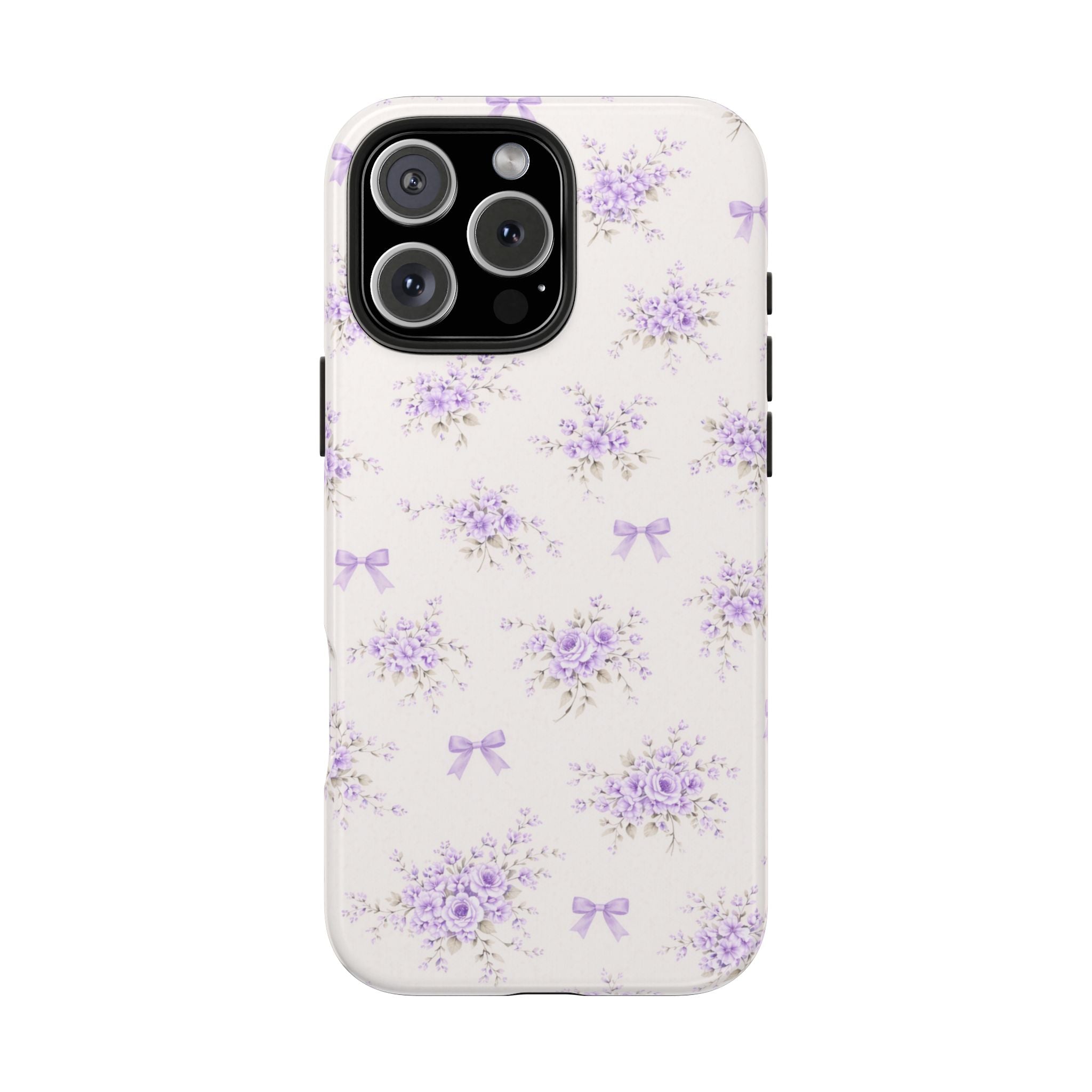 Lavender Floral Bouquet iPhone Case | Tough Phone Case
