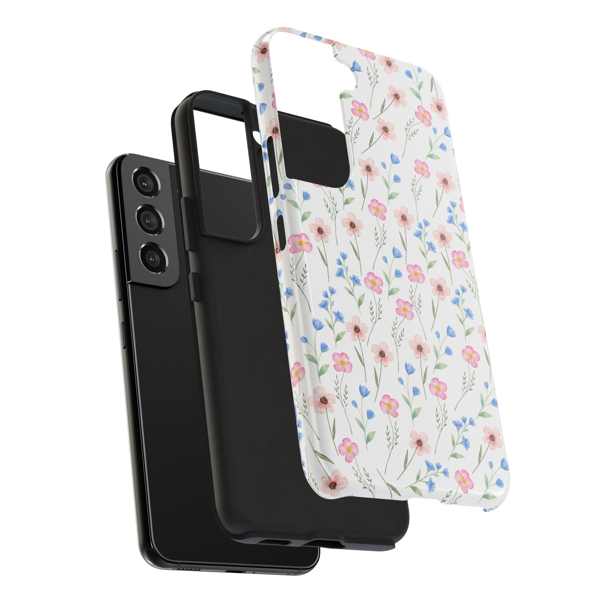 Wildflower Meadow Tough Samsung Case – Pastel Floral Protective Phone Cover