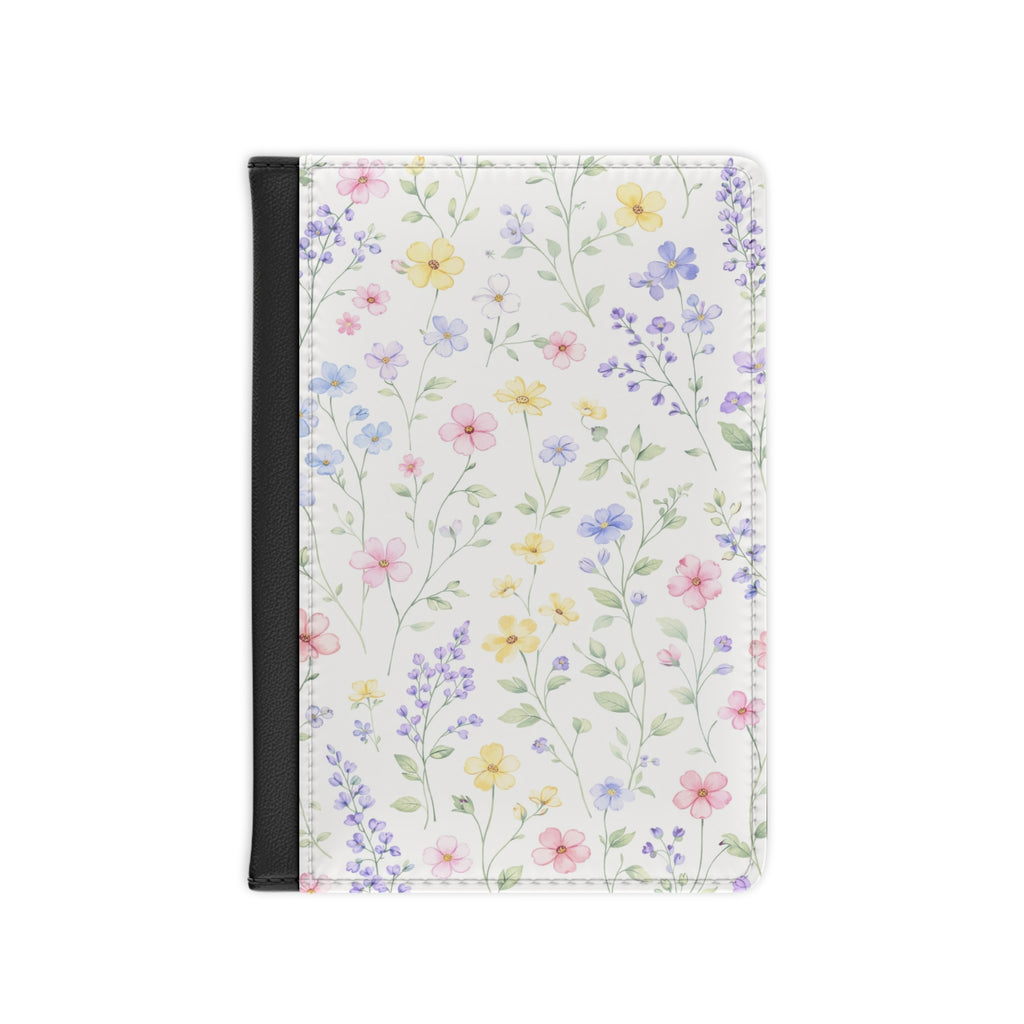 Pastel Wildflower Pattern Passport Cover | Floral Travel Accessories