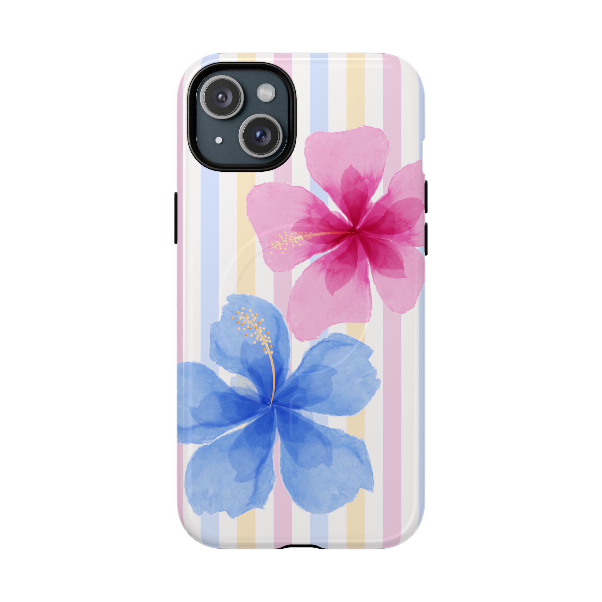 Floral Hibiscus iPhone Case – MagSafe Compatible