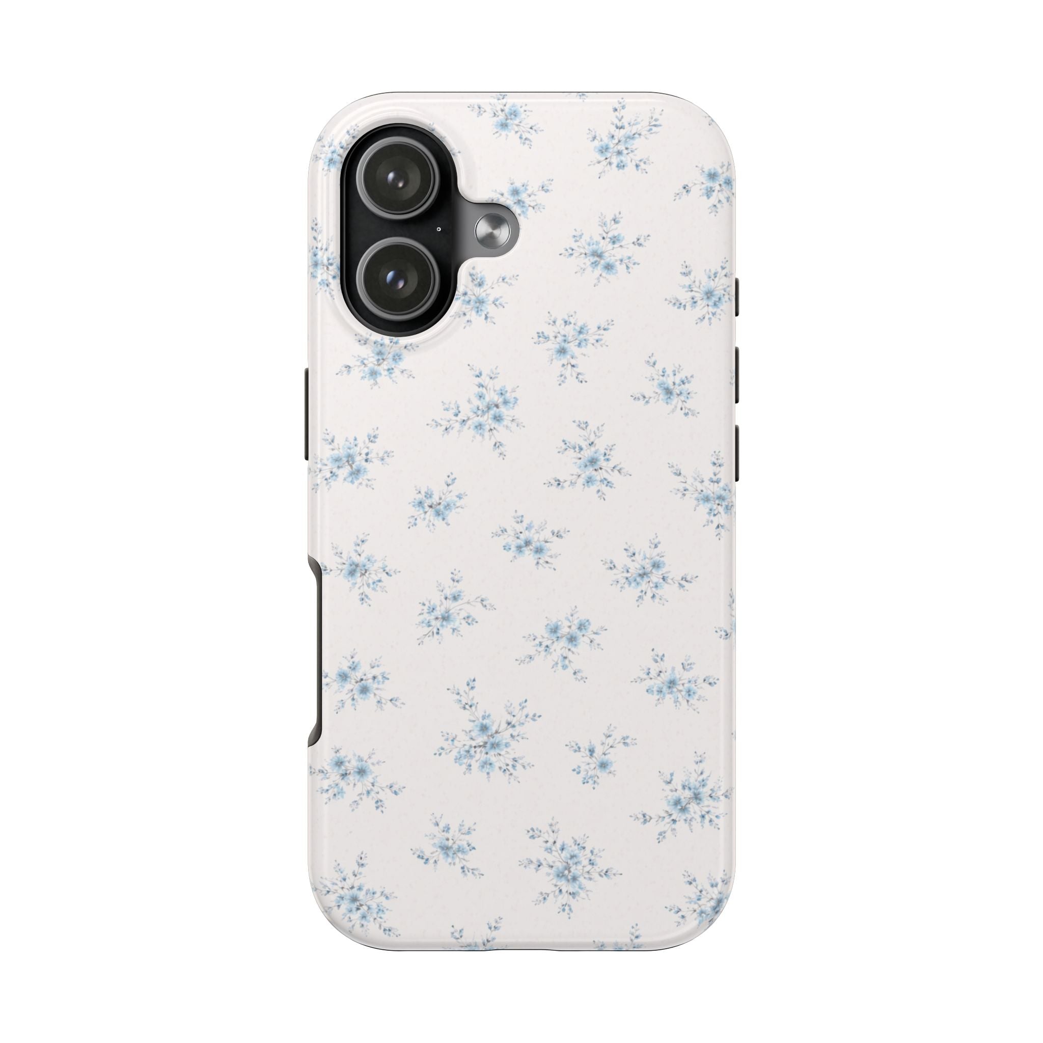 Blue Floral Sprig iPhone Case | Tough Phone Case